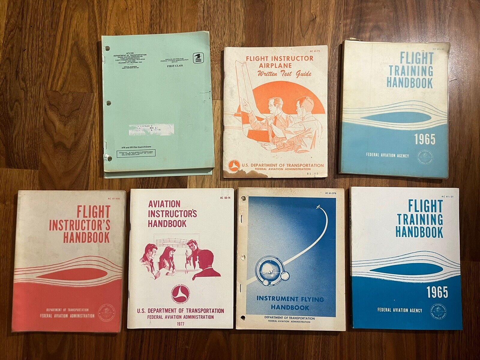 VTG Flight Instruction Manual Lot 1965 1977 Instructors Handbook Training FAA