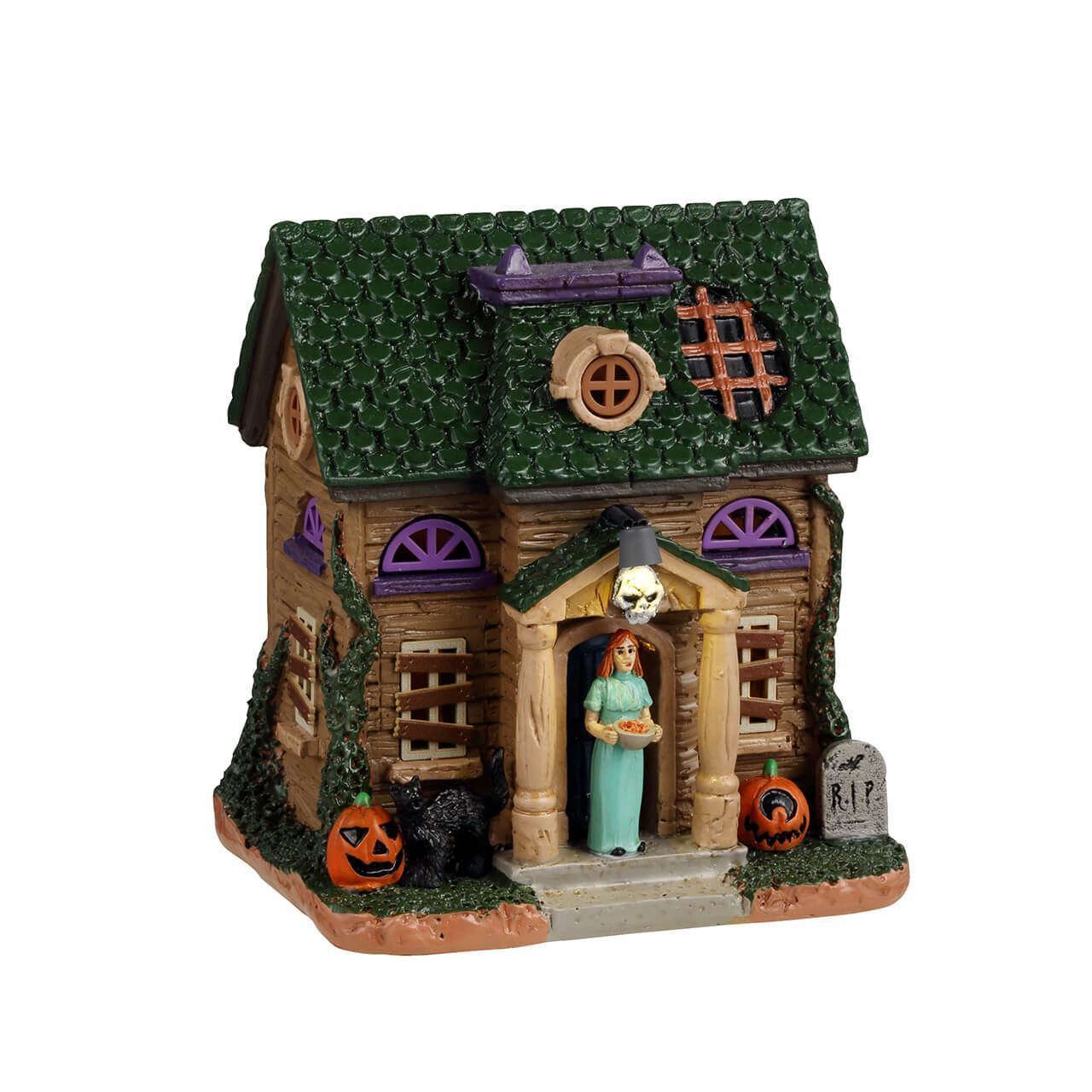 Lemax Spooky Town Halloween Village Banshees Treats with Sealed Windows 44360