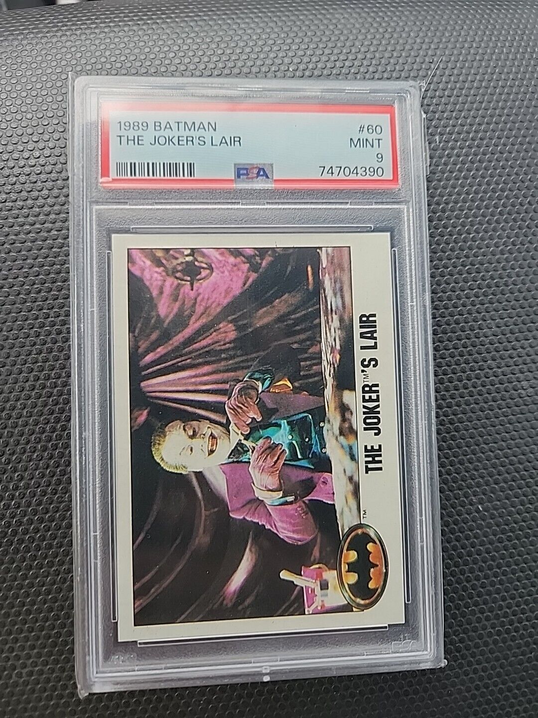 PSA 9 Batman 1989 The Jokers Lair Card #60 DC Jack Nicholson