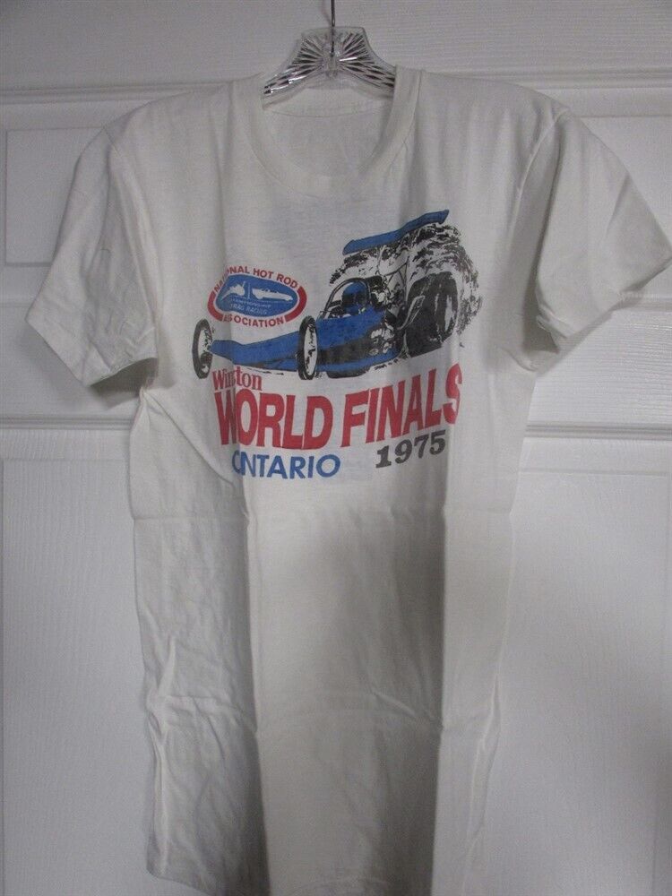 NEW 1975 NHRA World Finals 1976 WINTERNATIONALS Racing T-Shirt Adult SM Child LG