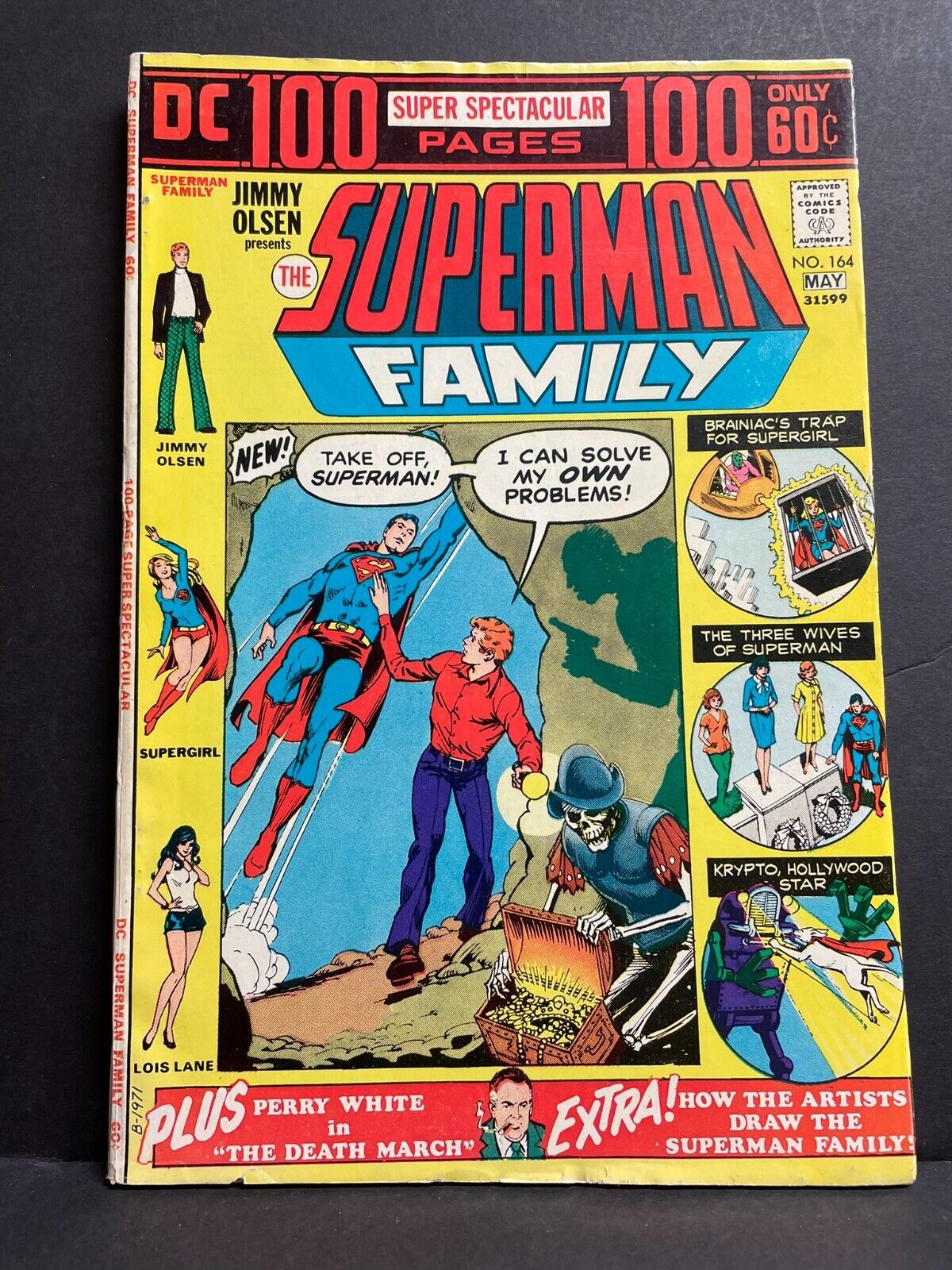 Superman Family #164  VF-  1974 Mid Grade DC Comic 100 Page Giant