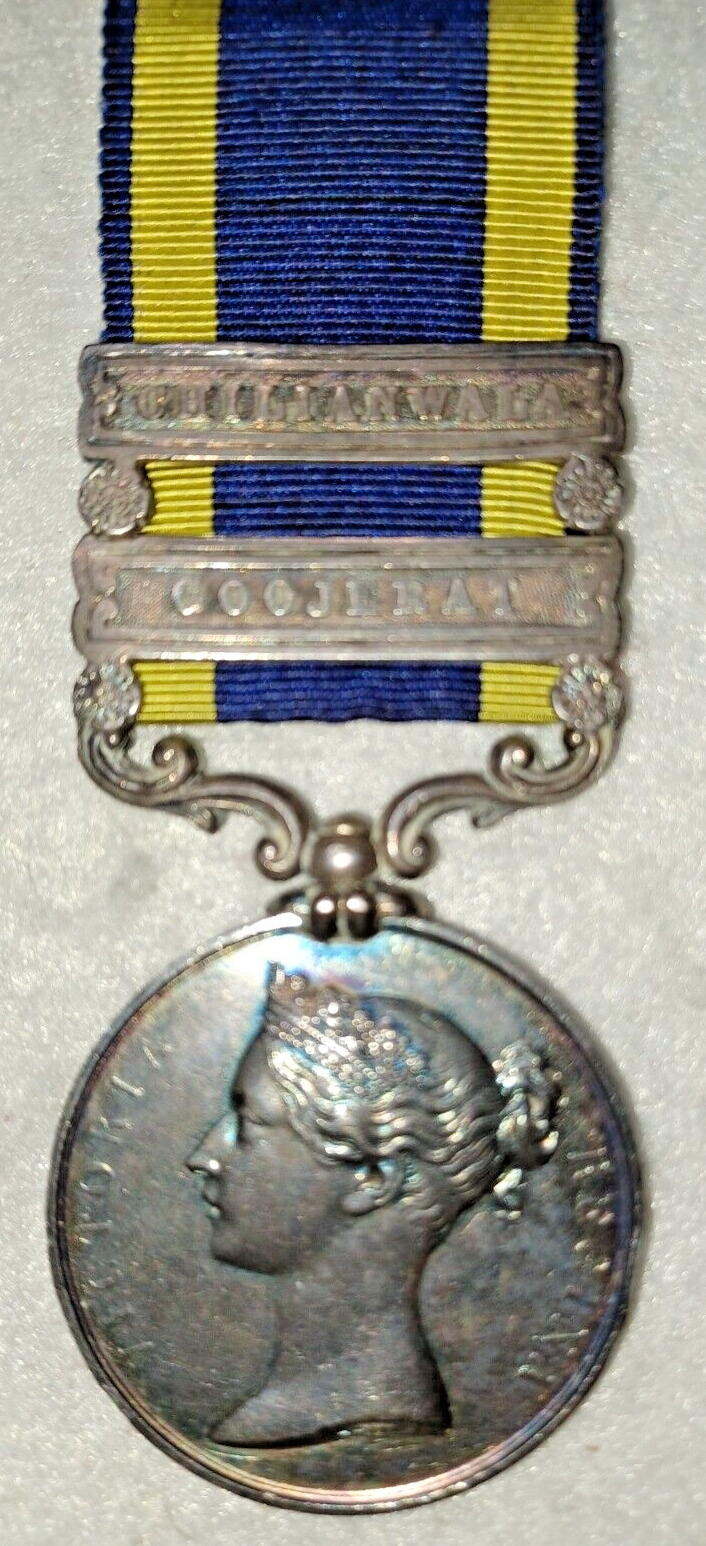 Punjab Medal 1849 (2) Clasps \