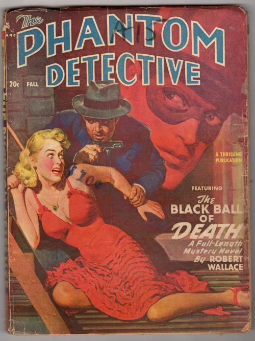 Phantom Detective Fall 1949 Belarski GGA cover - Pulp