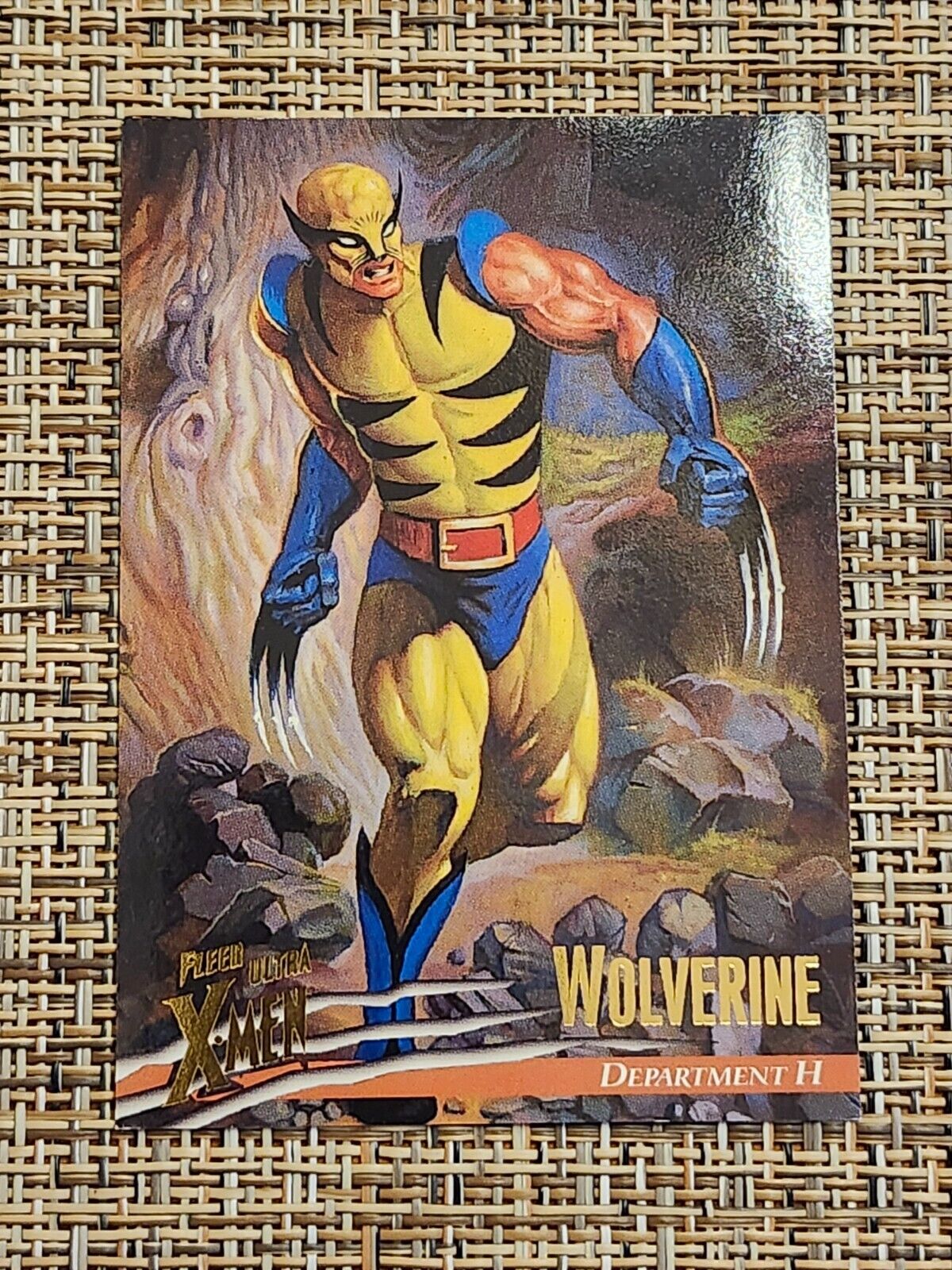 1996 Fleer Ultra X-Men Wolverine #10 Department H