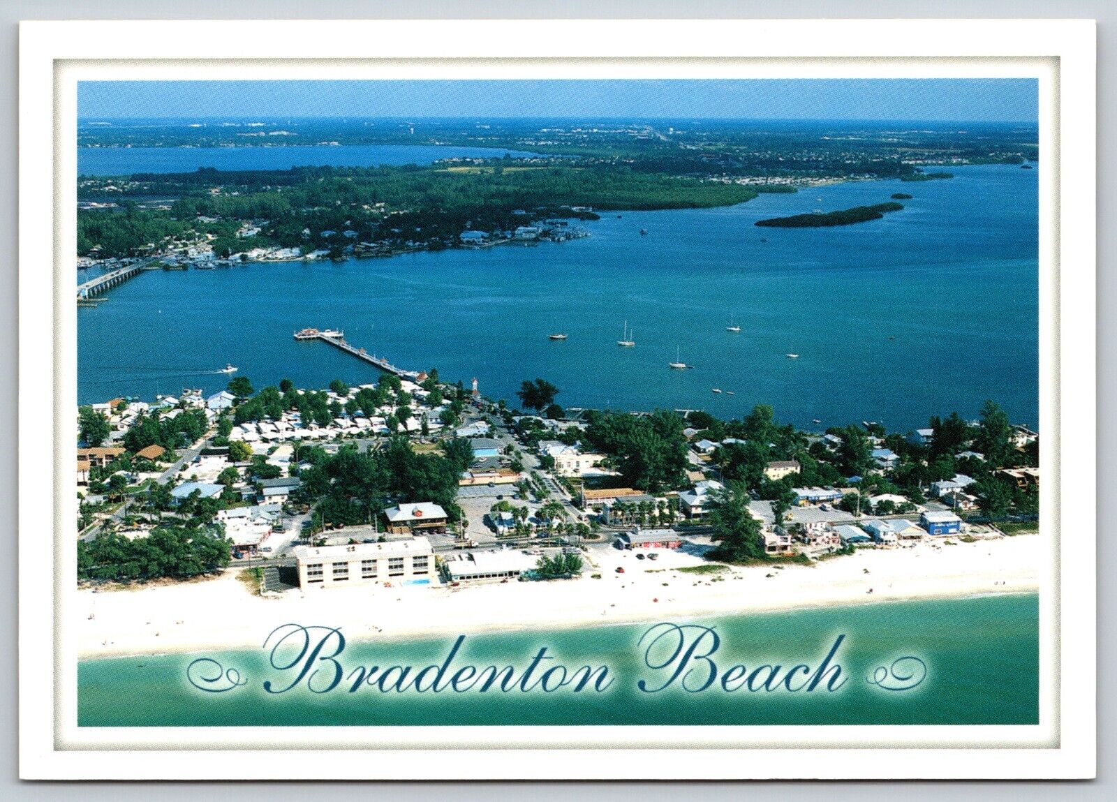 Bradenton Beach Florida FL Anna Maria Island Continental 4x6