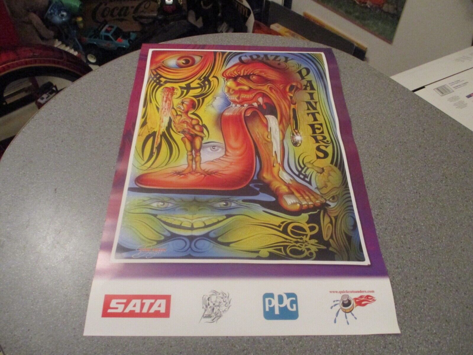 S.E.M.A POSTER 2010 SATS AIR BRUSH PPG GREAT ARTWORK