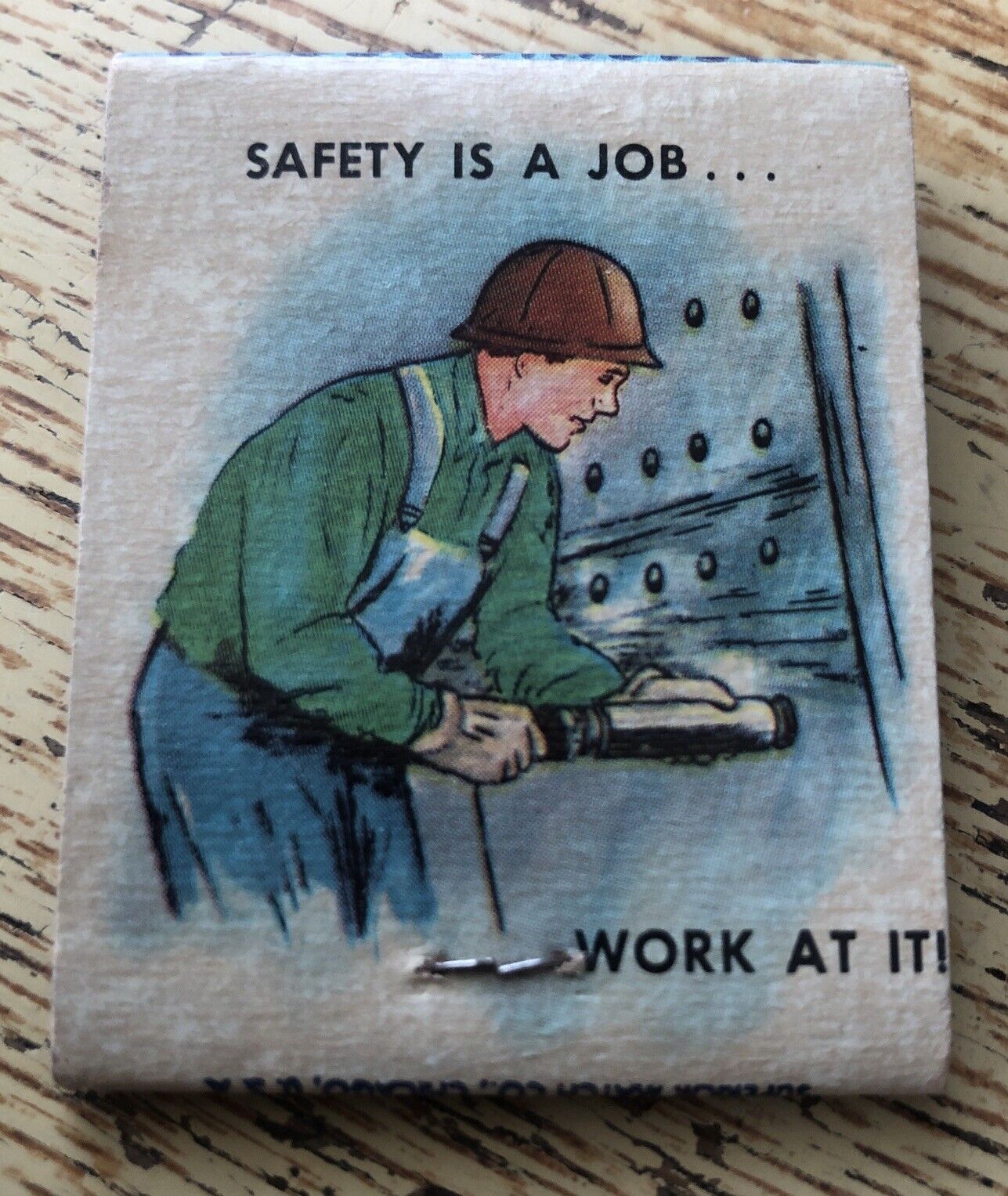 Safety Is A Job Work At It People’s Trust Co. Brookville Ind. Match 1959 *Full*