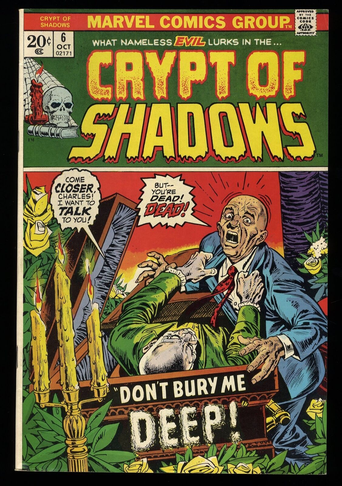 Crypt of Shadows #6 VF/NM 9.0 Marvel 1973
