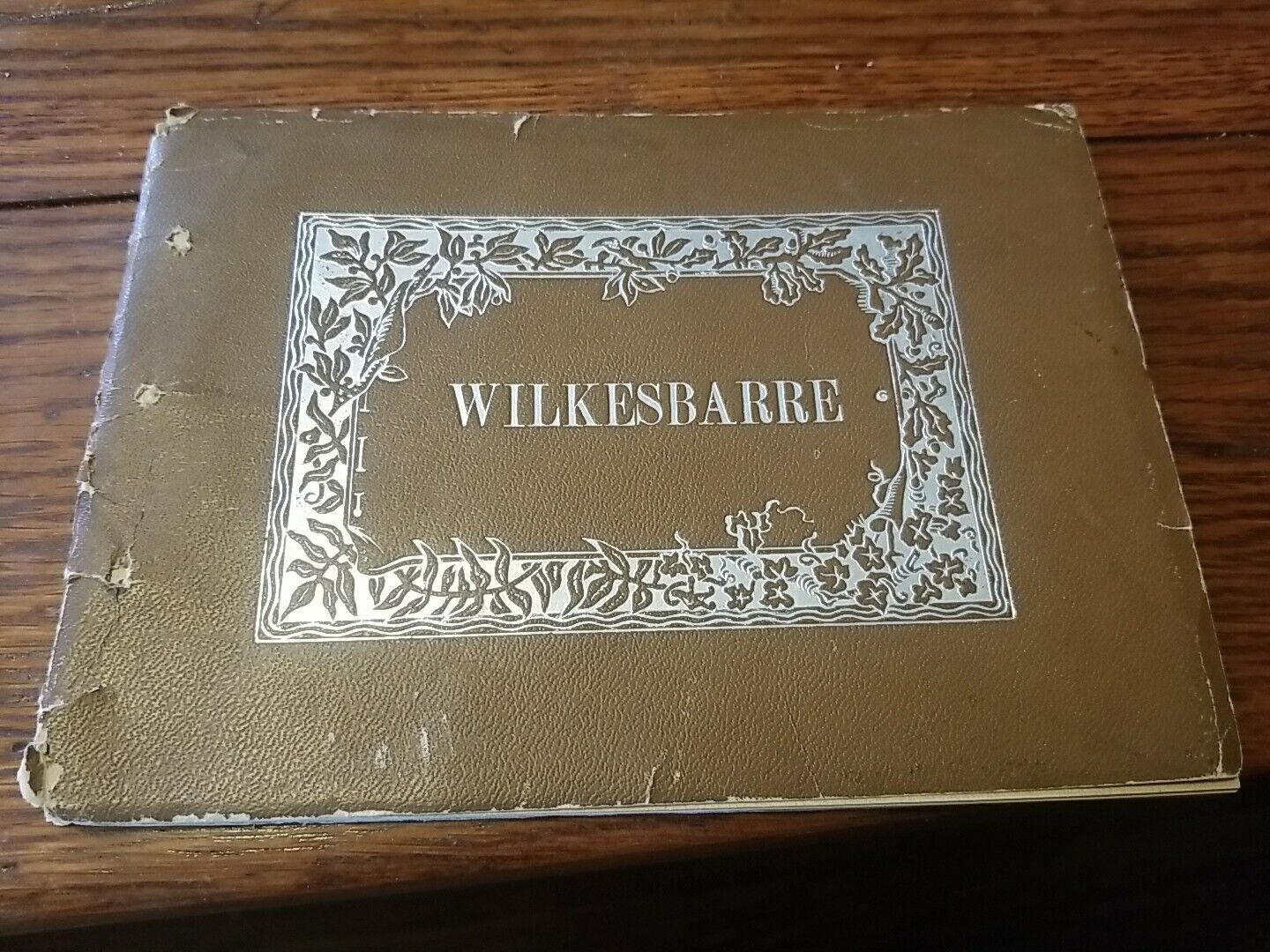 Vintage ANTIQUE PHOTO Souvenir Folder Wilkes-Barre Pennsylvania PA 1899 