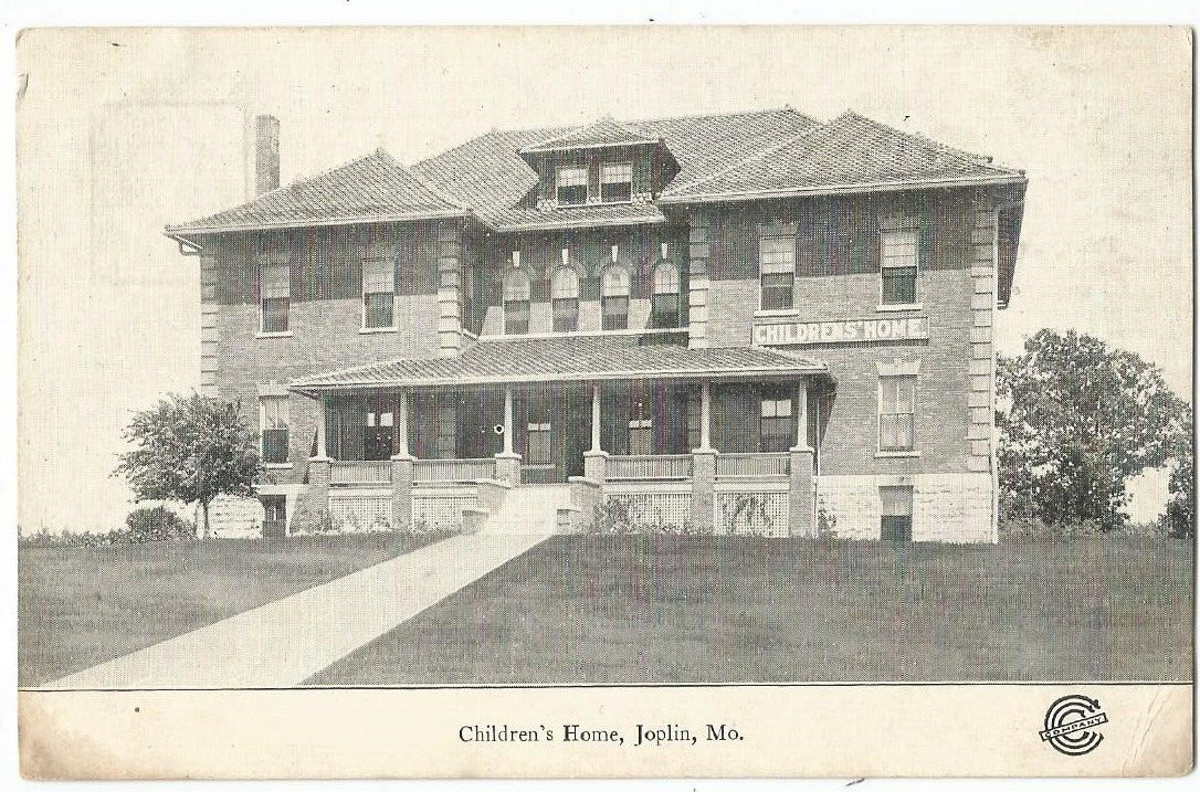 Joplin, MO Missouri 1910 Postcard, Children\'s Home