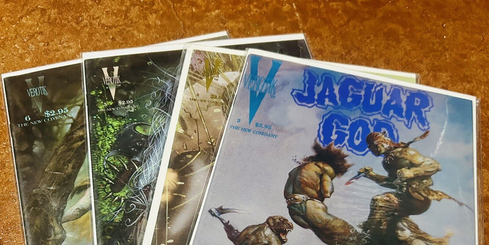 Jaguar God 2 4 5 6 Lot Of 4 Verotik Comics Danzig Byrd
