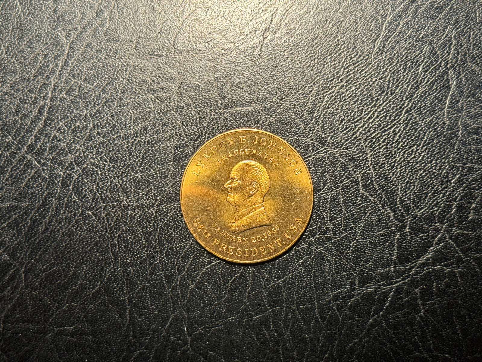 1965 LBJ Lyndon Johnson Inaguration commemorative Coin president collectible
