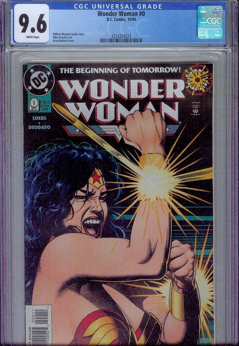 WONDER WOMAN #0 CGC 9.6, 1994