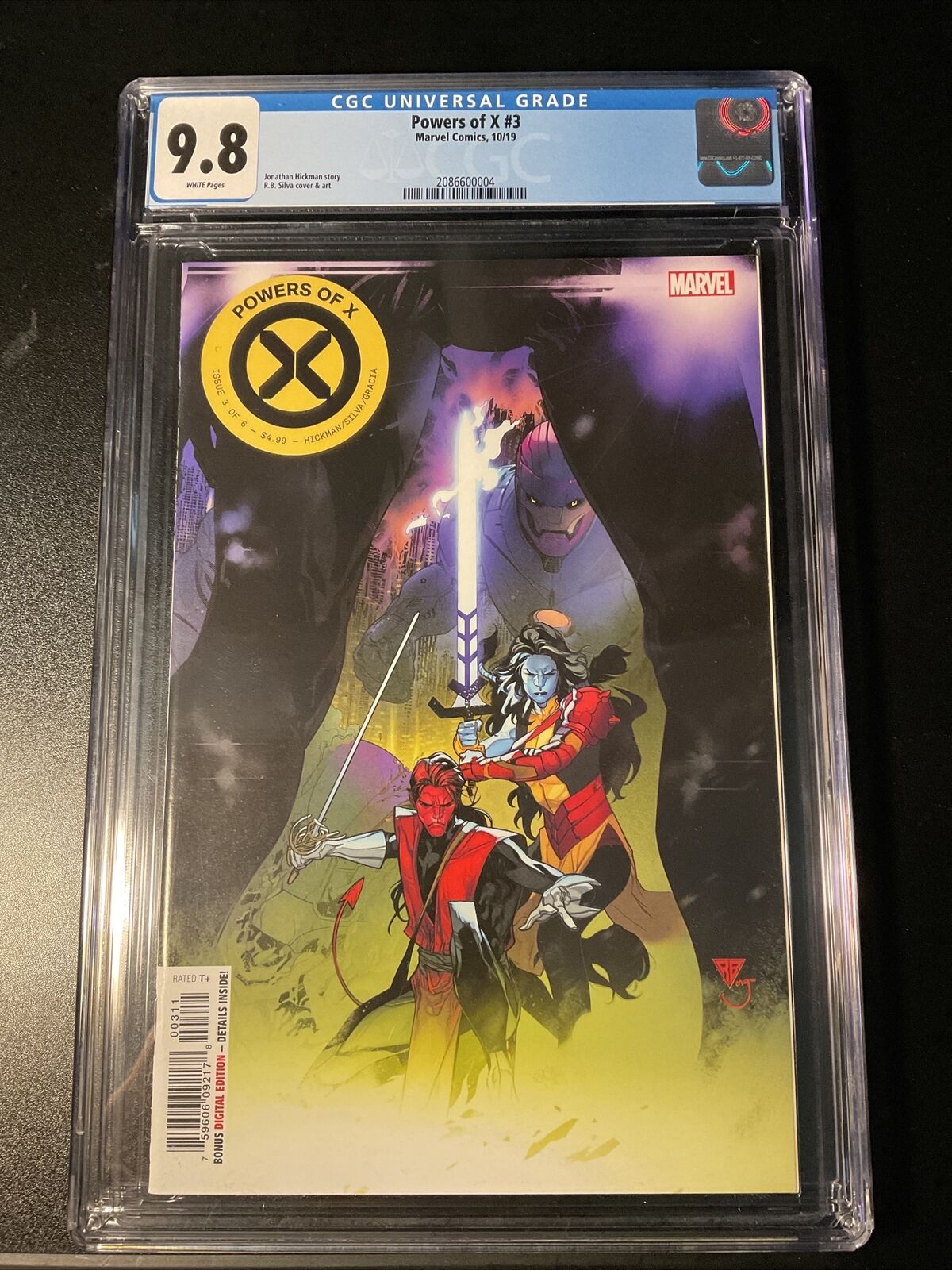 X-MEN Power of X 3 CGC 9.8 - Silva Secret Variant Cover - 2019