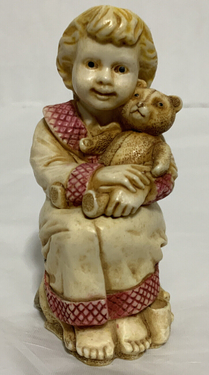 Vintage Harmony Kingdom Angelique “Pastille” Trinket Box Figurine (See Desc.)