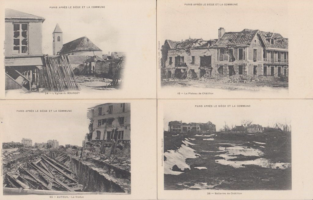 PARIS 1871 WAR COMMUNE 37 Vintage postcards Mostly pre-1940(L2823)