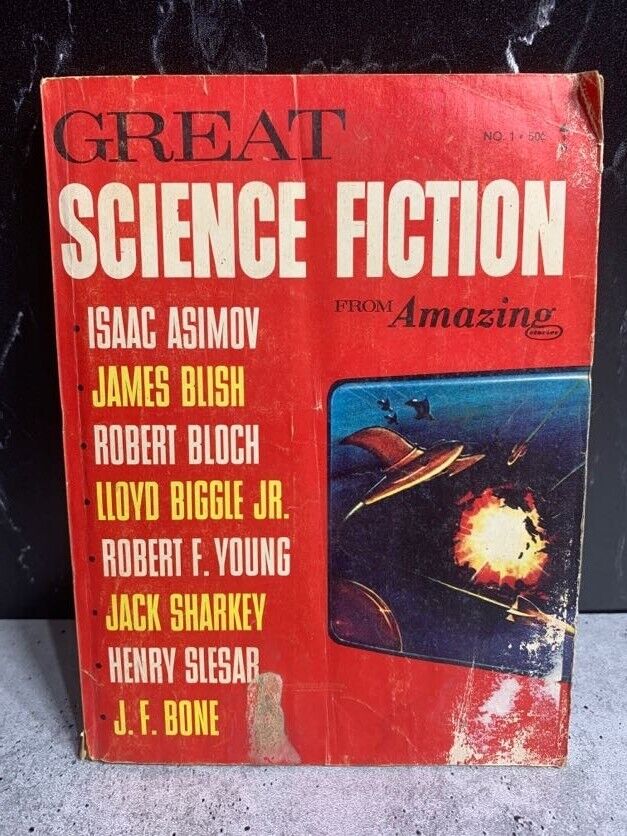 Great Science Fiction from Amazing Stories - Issue No. 1 - Isaac Asimov - RARE