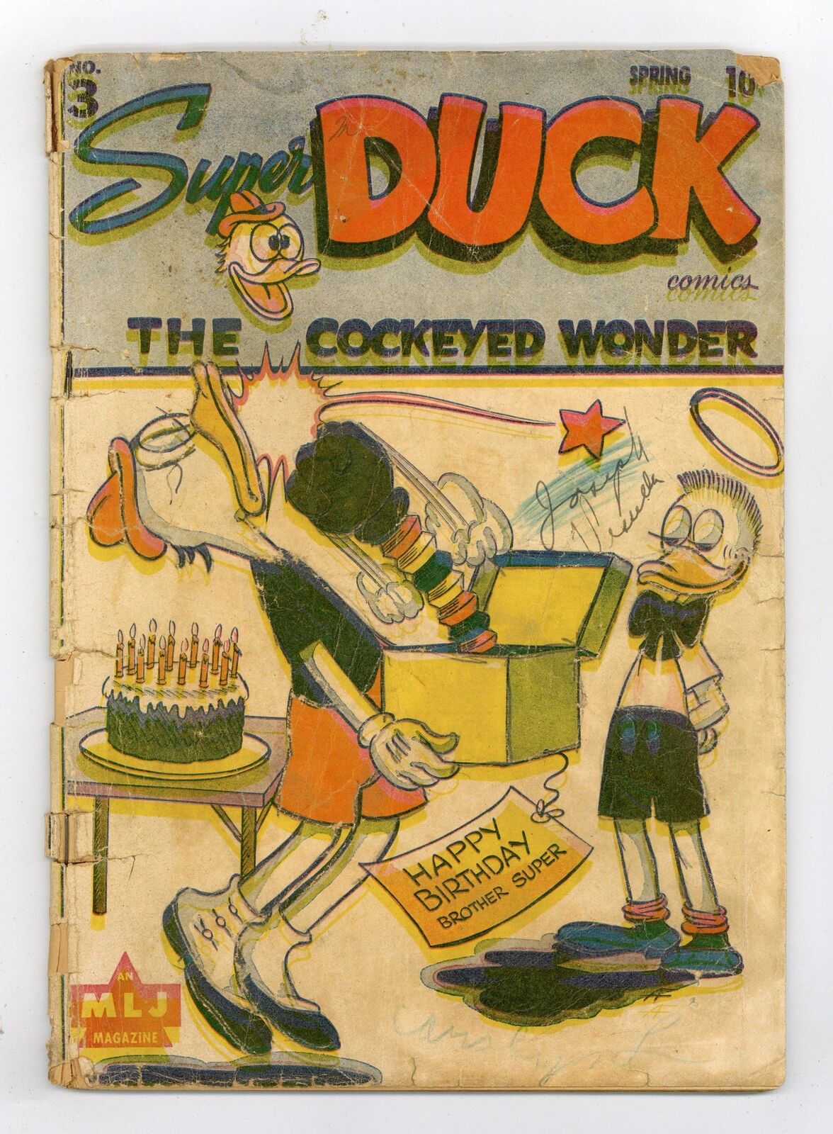 Super Duck Comics #3 PR 0.5 1945