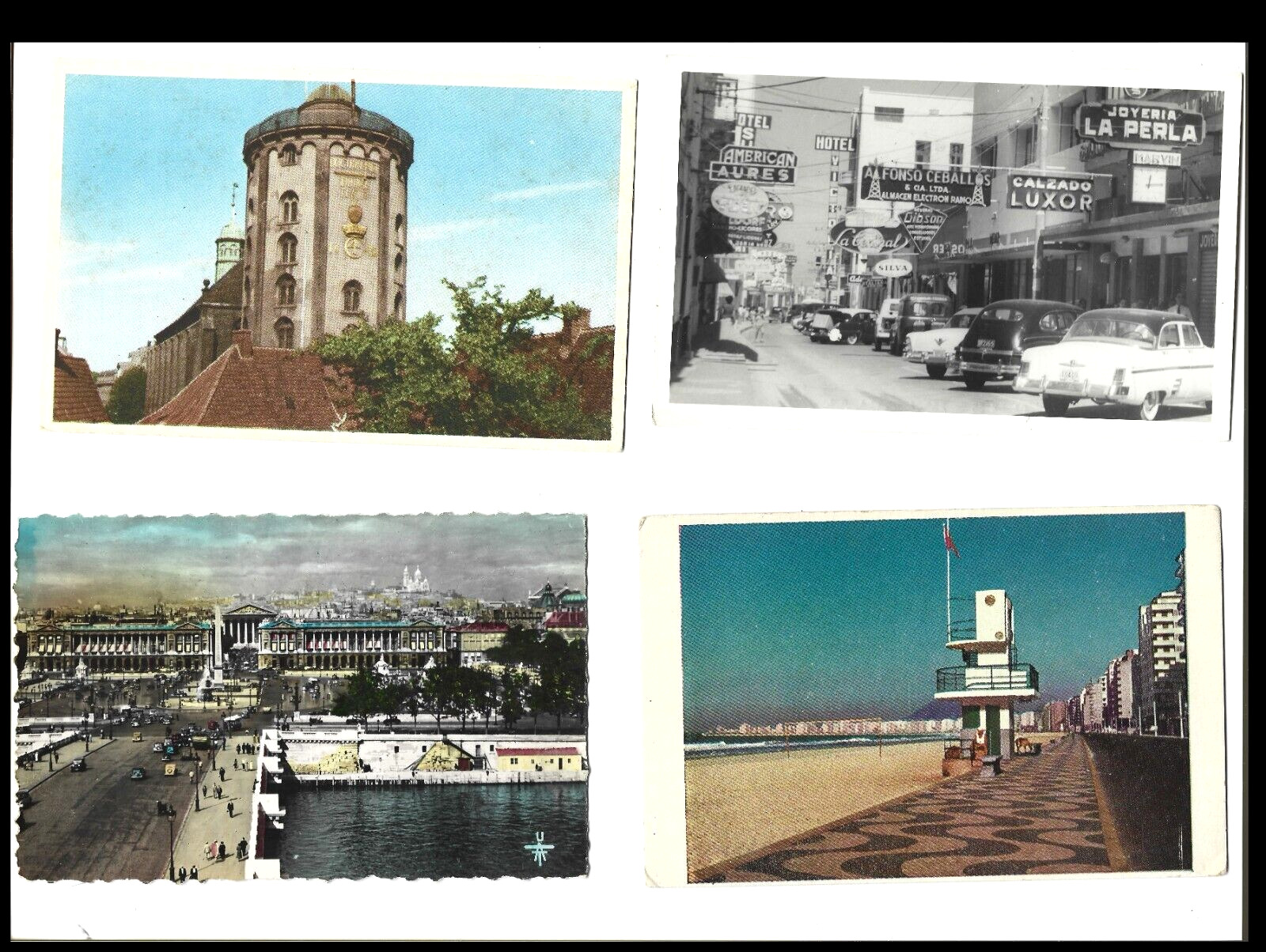 Vintage Postcard Lot Of 12 Unused- Old International Post Cards 