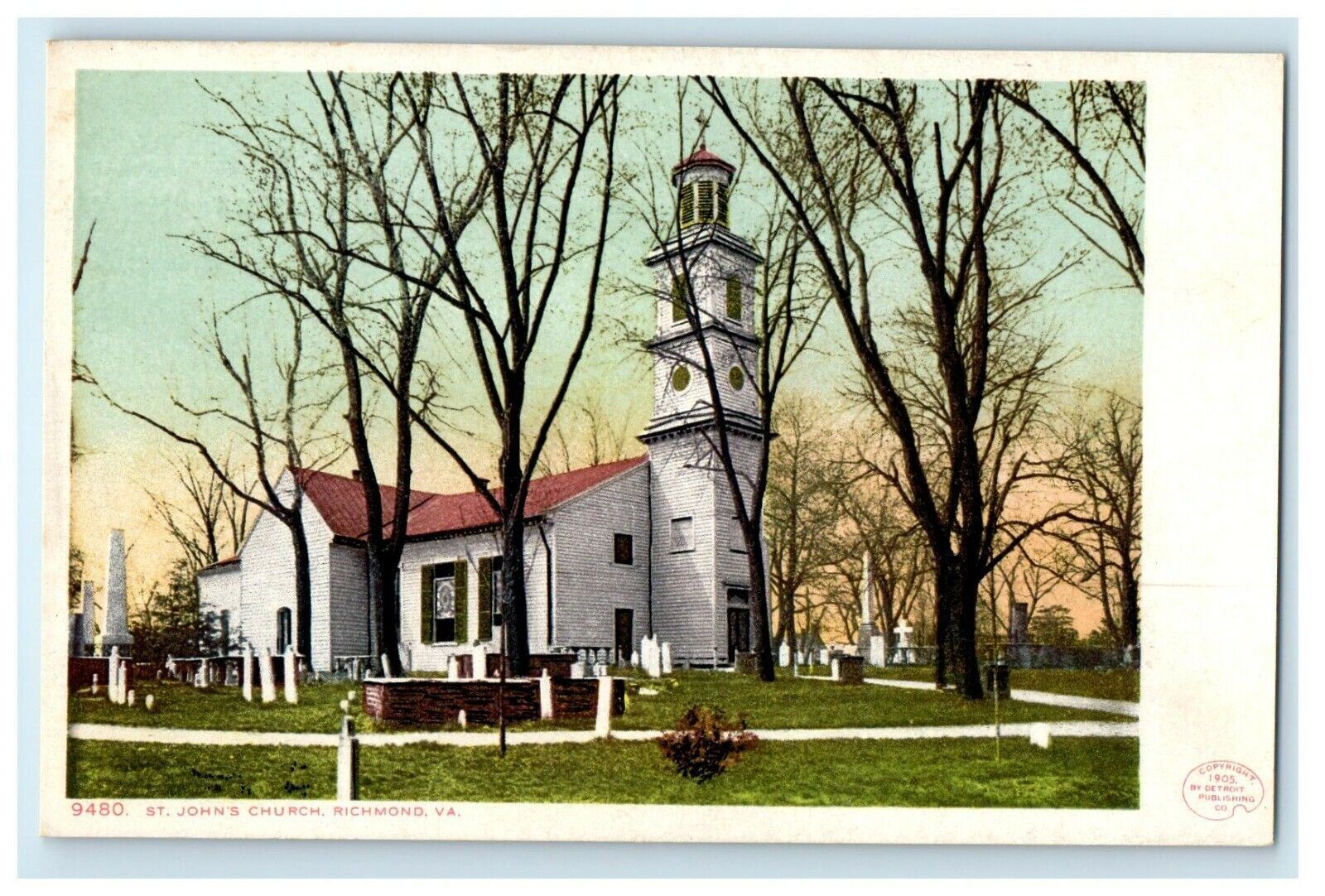 1905 St John\'s Church Richmond Virginia VA Unposted Postcard