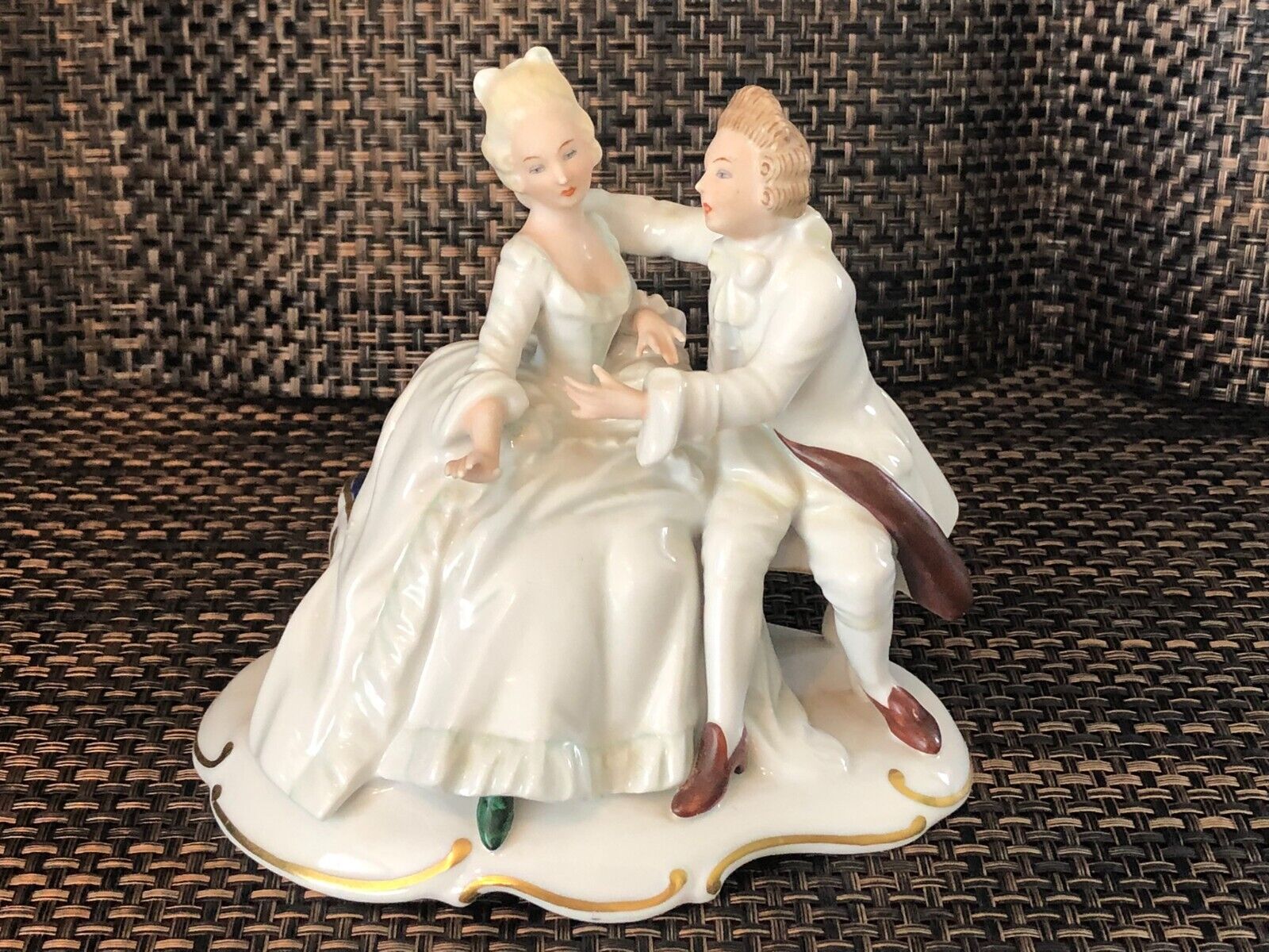 Vintage Schaubach Kunst Romantic Couple Porcelain Figurine made in Germany
