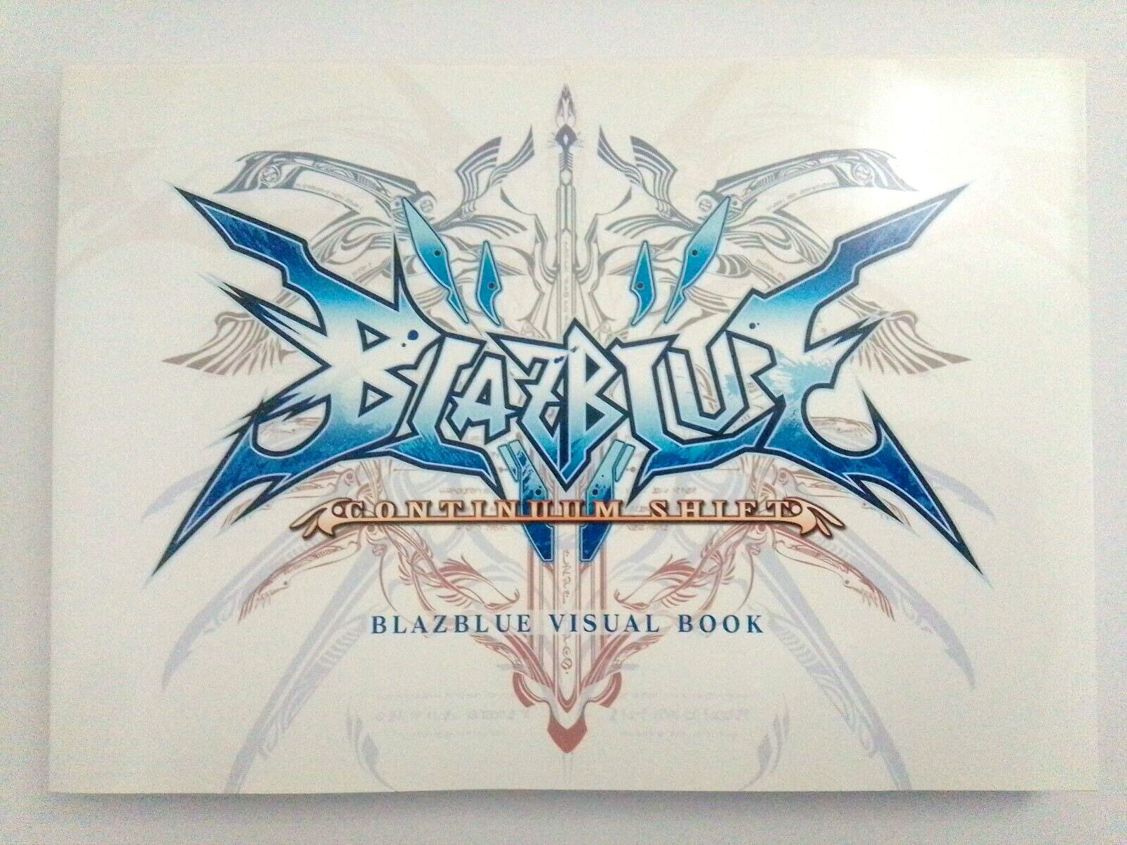BLAZBLUE Continuum Shift Visual Book + extra PS3 Fan 2010 Japan Limited Edition