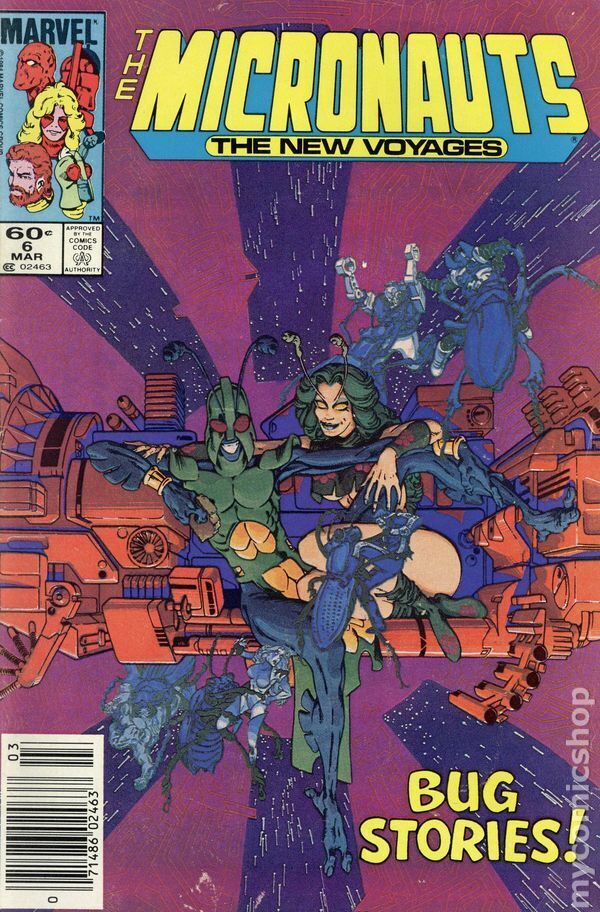 Micronauts The New Voyages #6 VF 1985 Stock Image