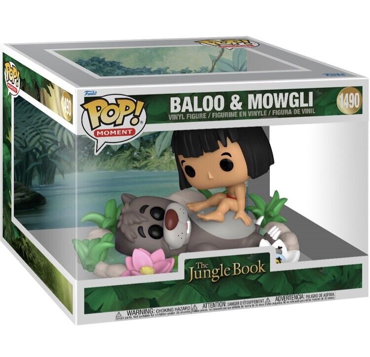 The Jungle Book Baloo & Mowgli Funko Pop Moment #1490 PREORDER