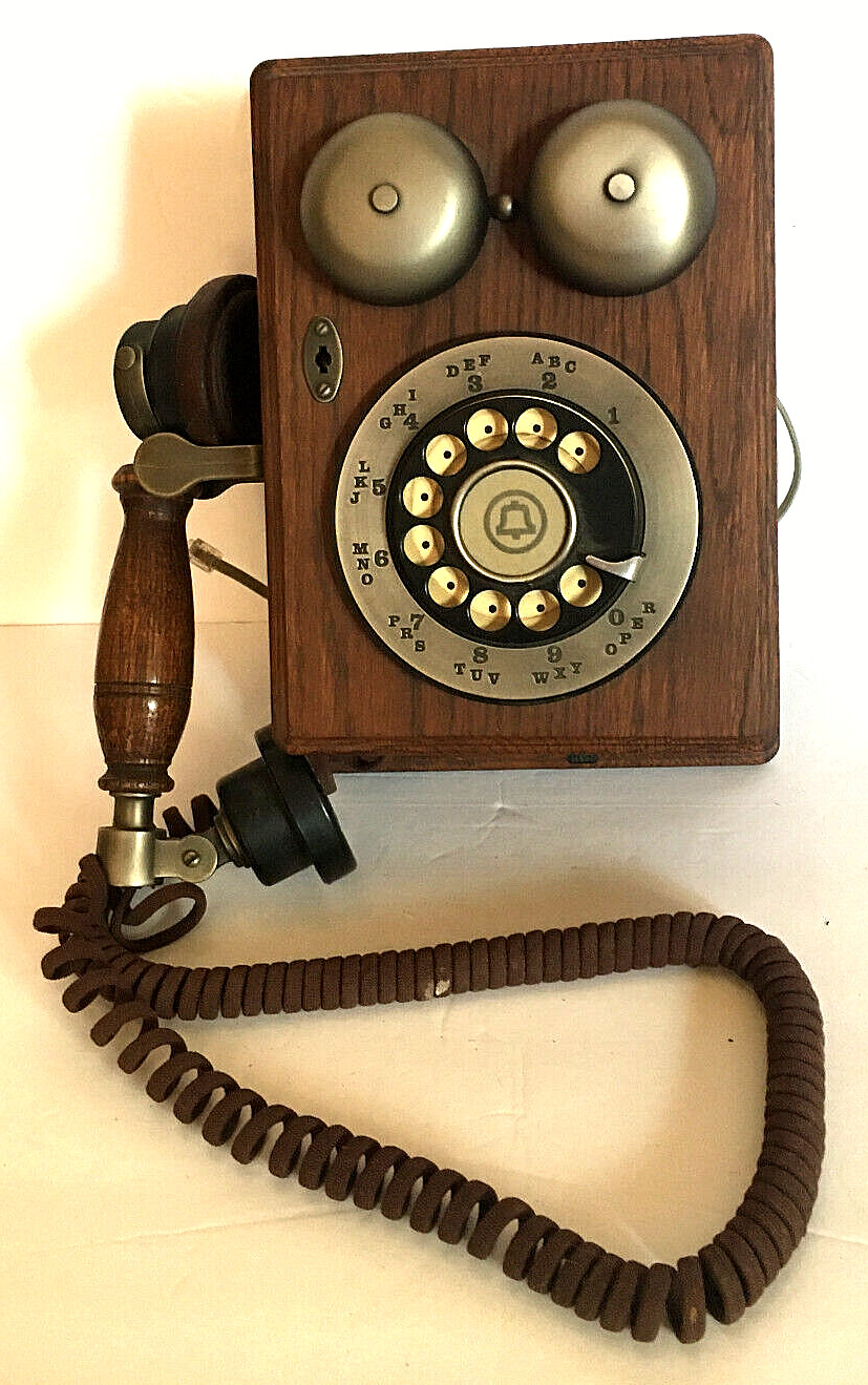 Country Junction Wood Wall Phone Vintage 1980s Western Electric