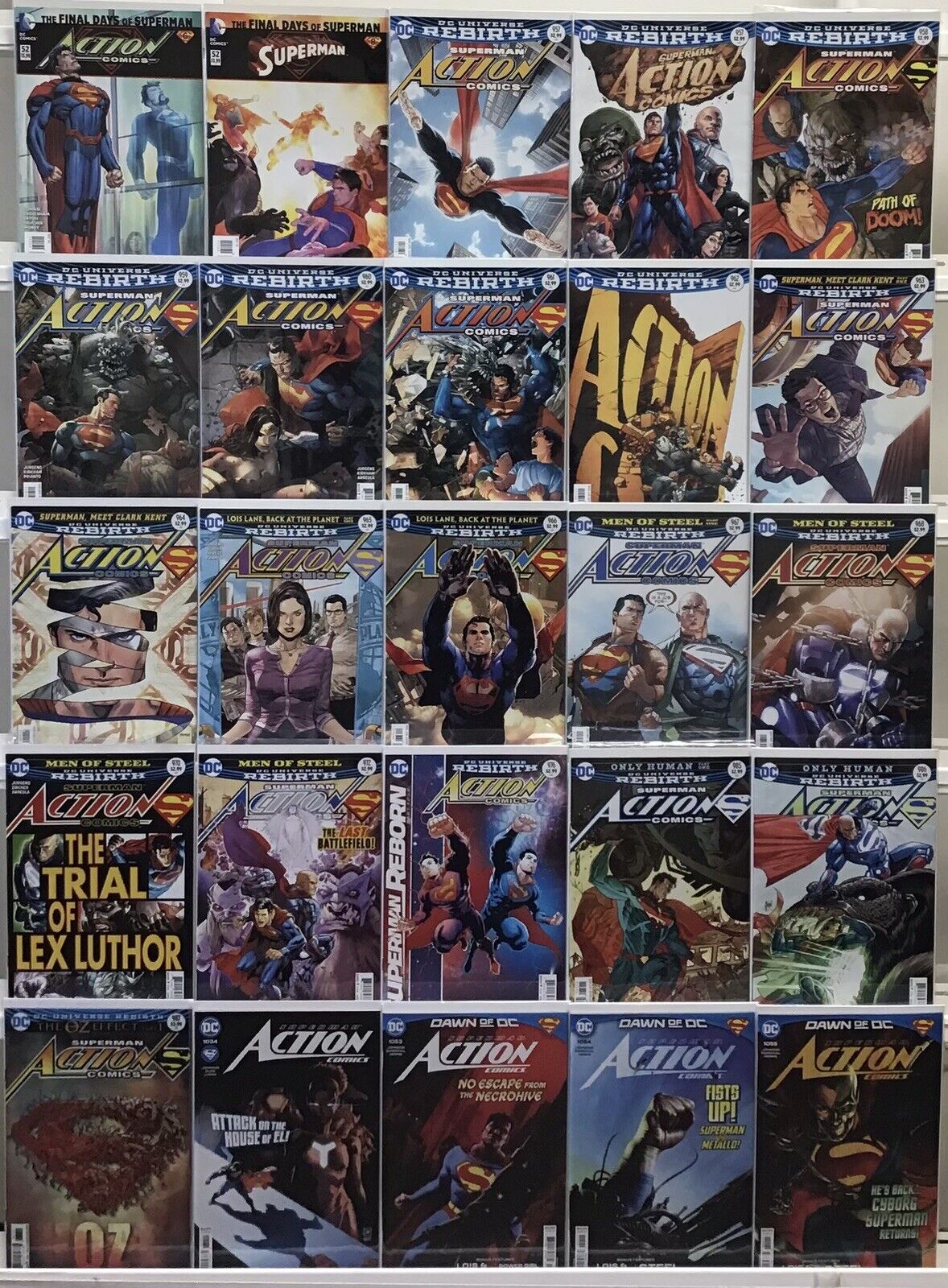 DC Comics - Action Comics - Comic Book Lot of 25