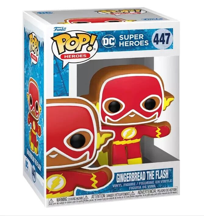 Funko Pop DC Superheroes: Gingerbread The Flash #447 New