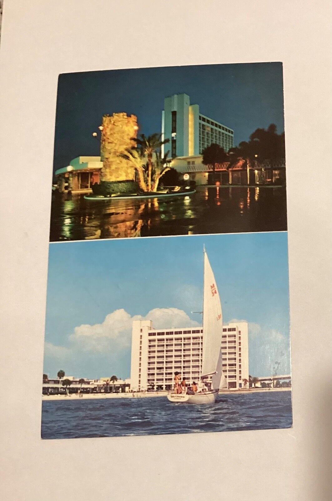 Hilton Hotel Clearwater Beach Florida Postcard P8