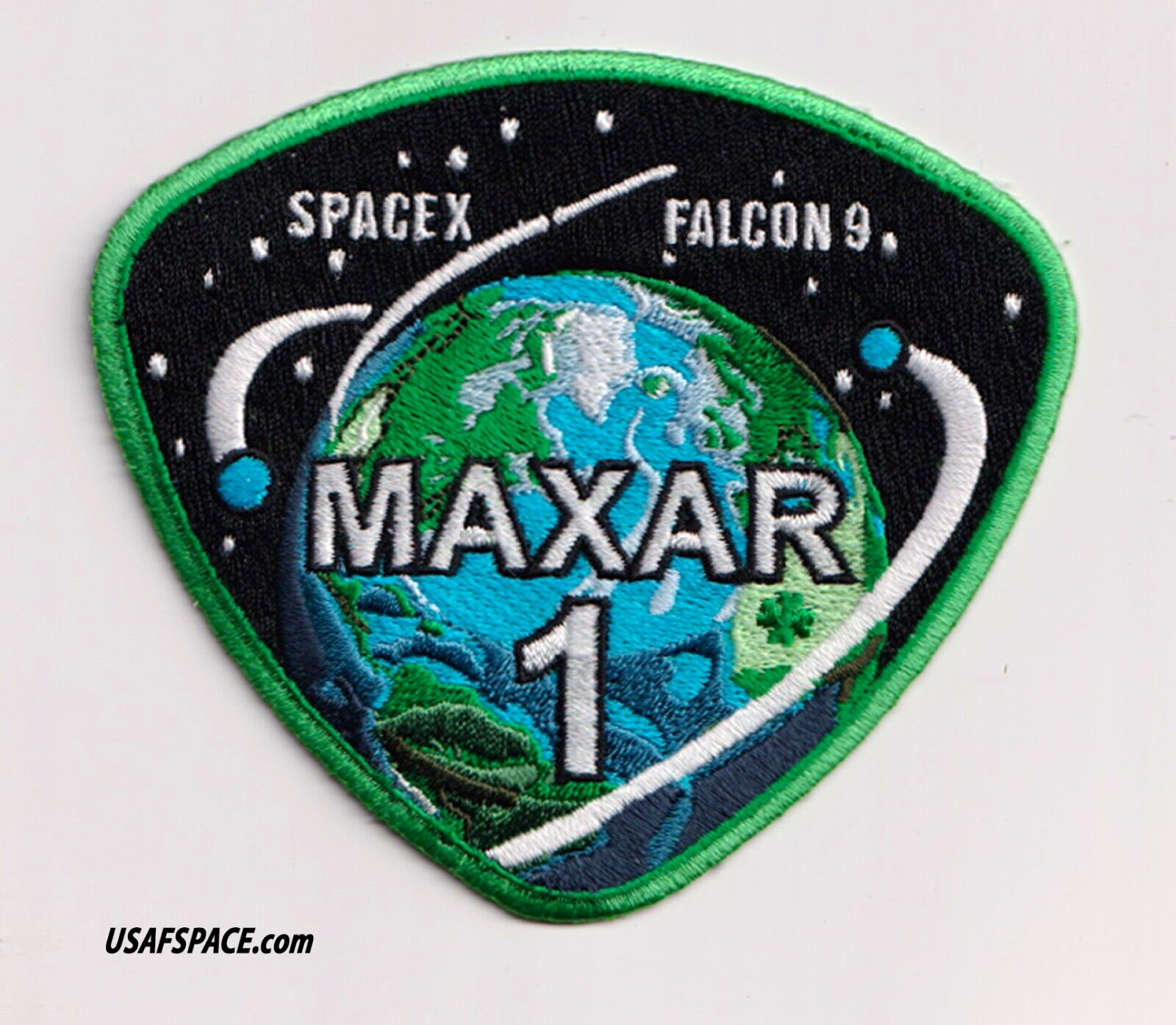 Authentic SPACEX MAXAR 1 FALCON 9 Launch SATELLITE Mission PATCH