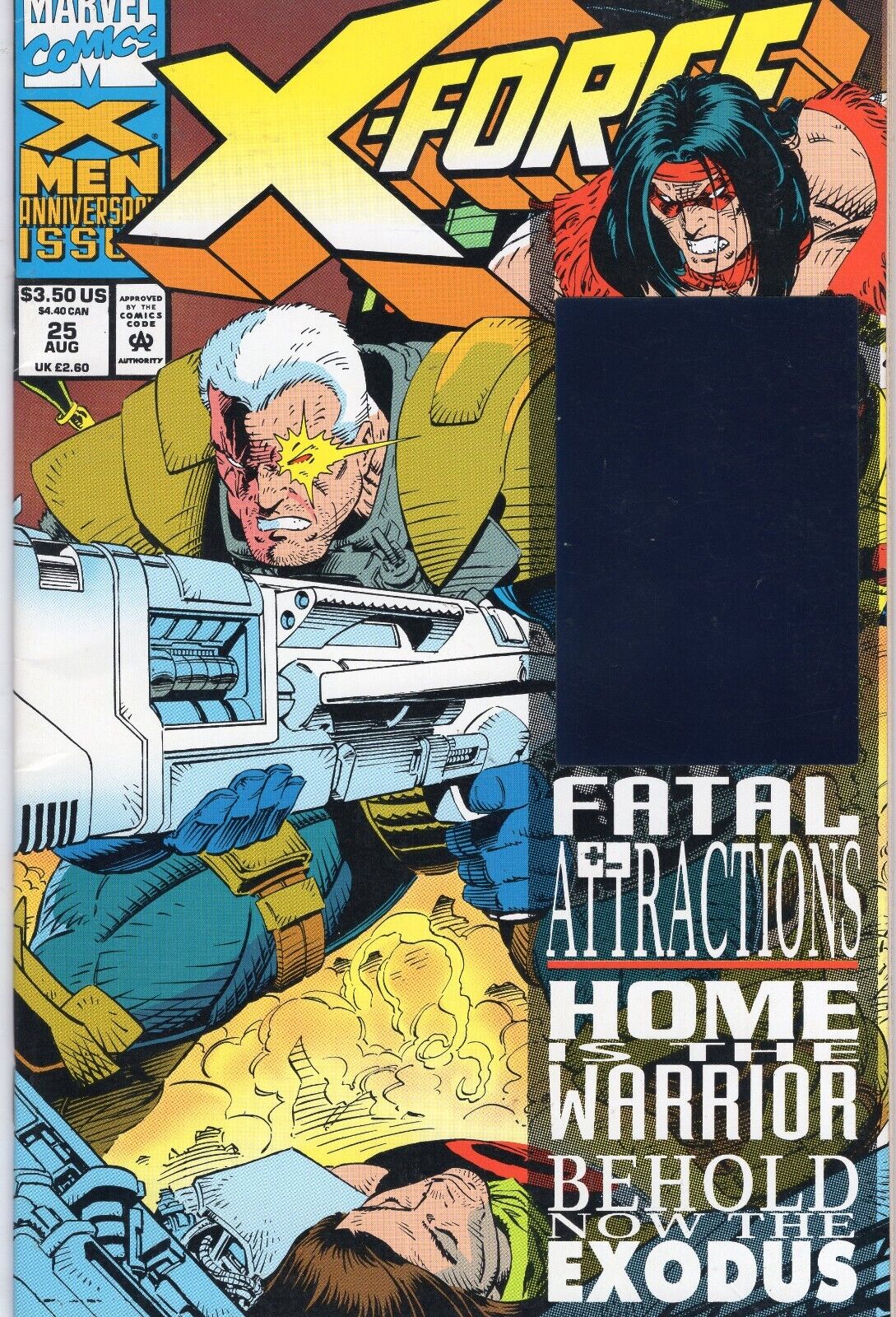 Marvel Comics~  X-Force  ~  # 25  (1993) Hologram Cover
