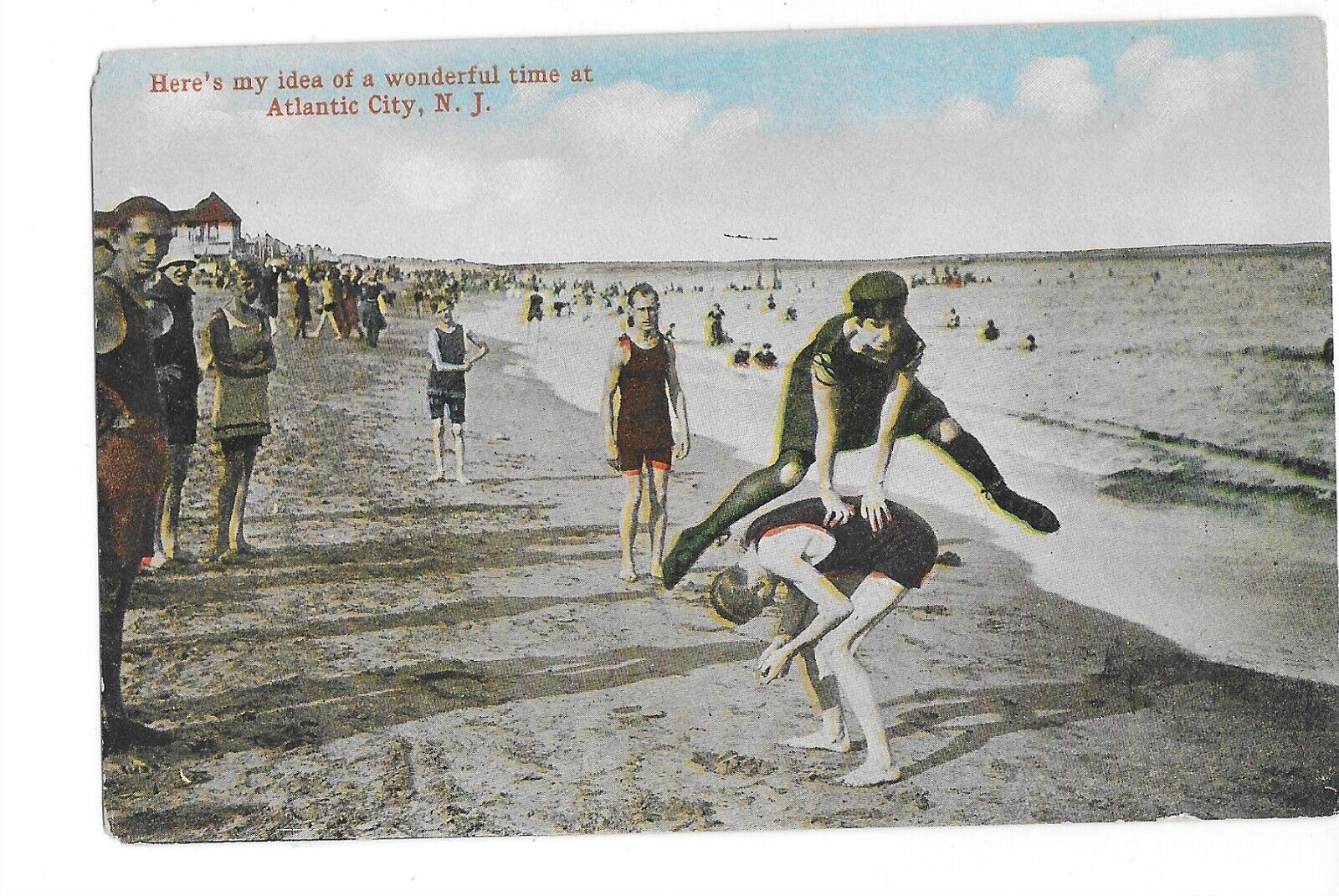 Here's my idea of a wonderful time at Atlantic City NJ Postcard