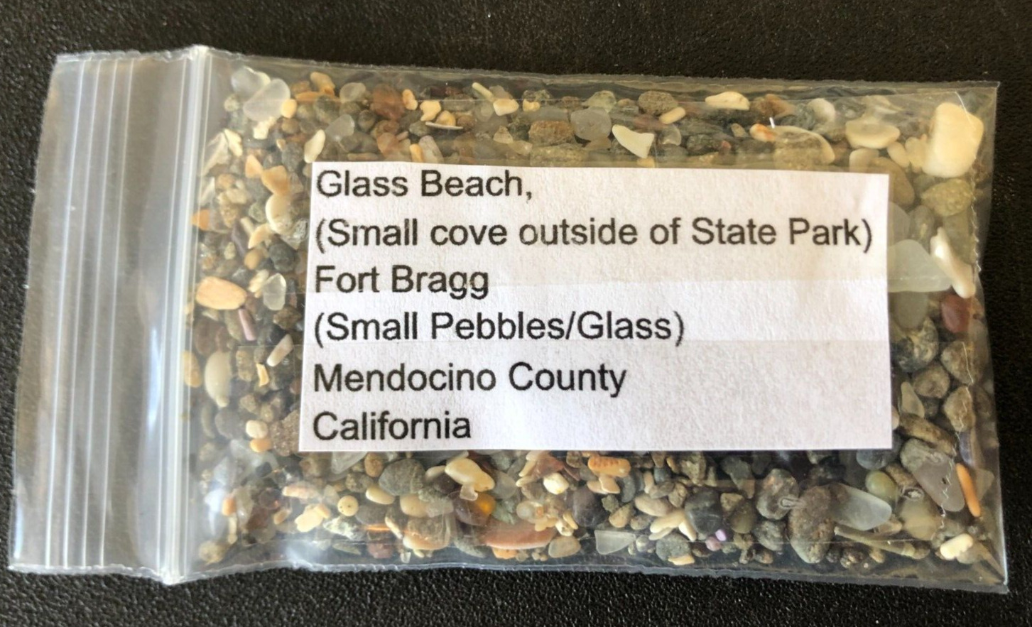 California Glass Beach (Cove) Sand/pebble  Sample