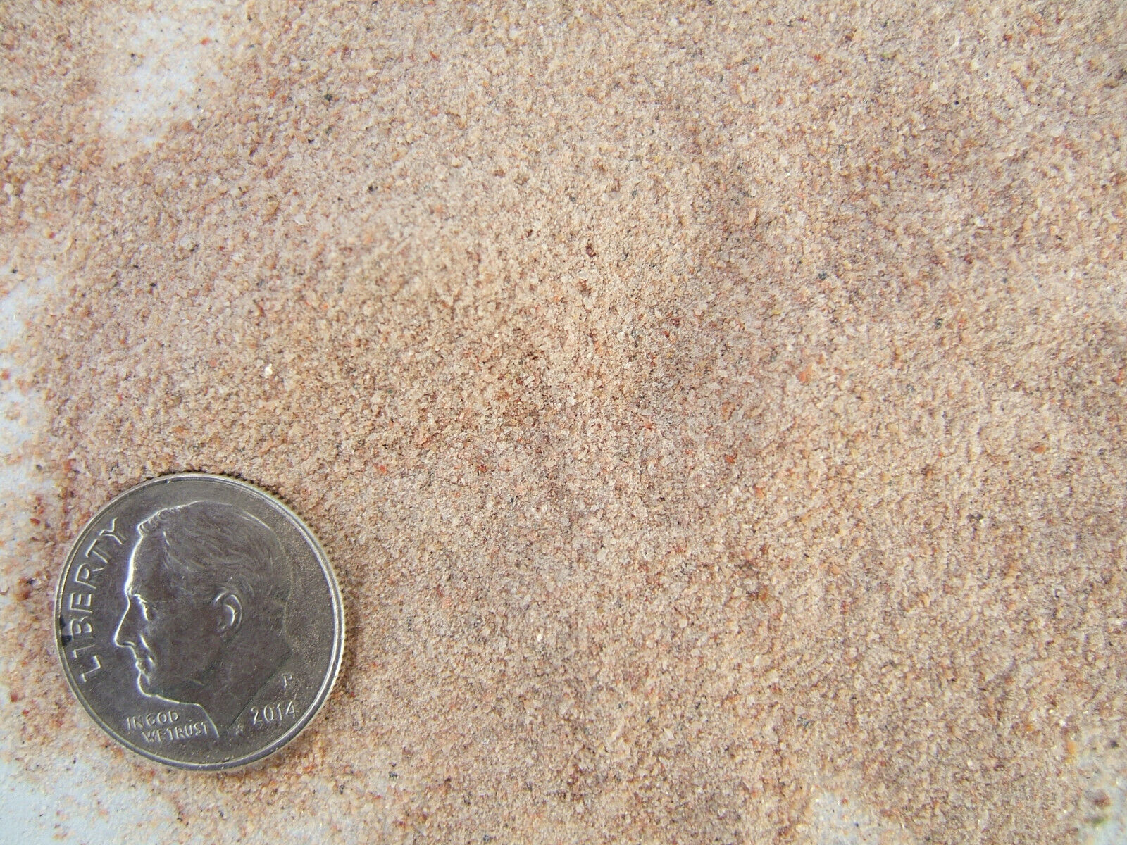 1 oz. red granite fine crushed inlay powder / stone / material