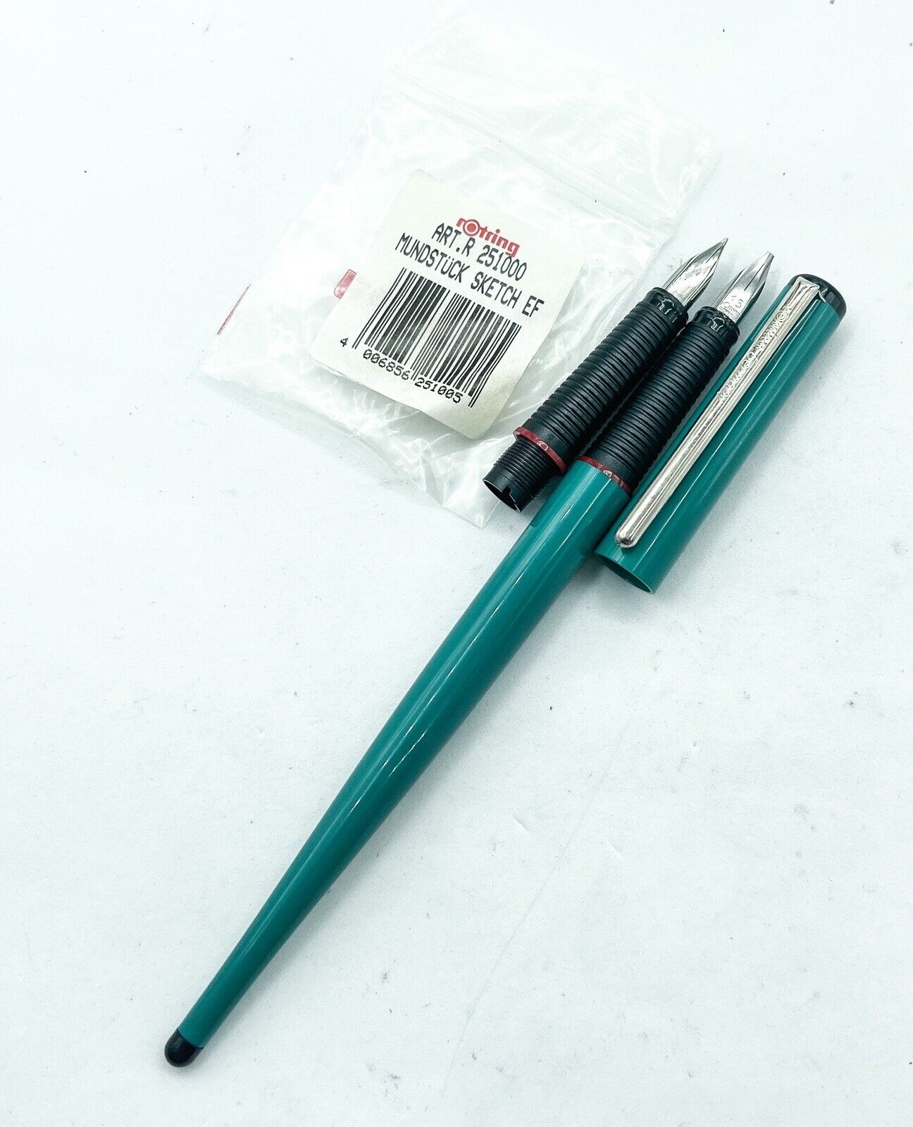 New Rotring Art Pen Fountain Pen Limited turquoise Extra EF Nib 