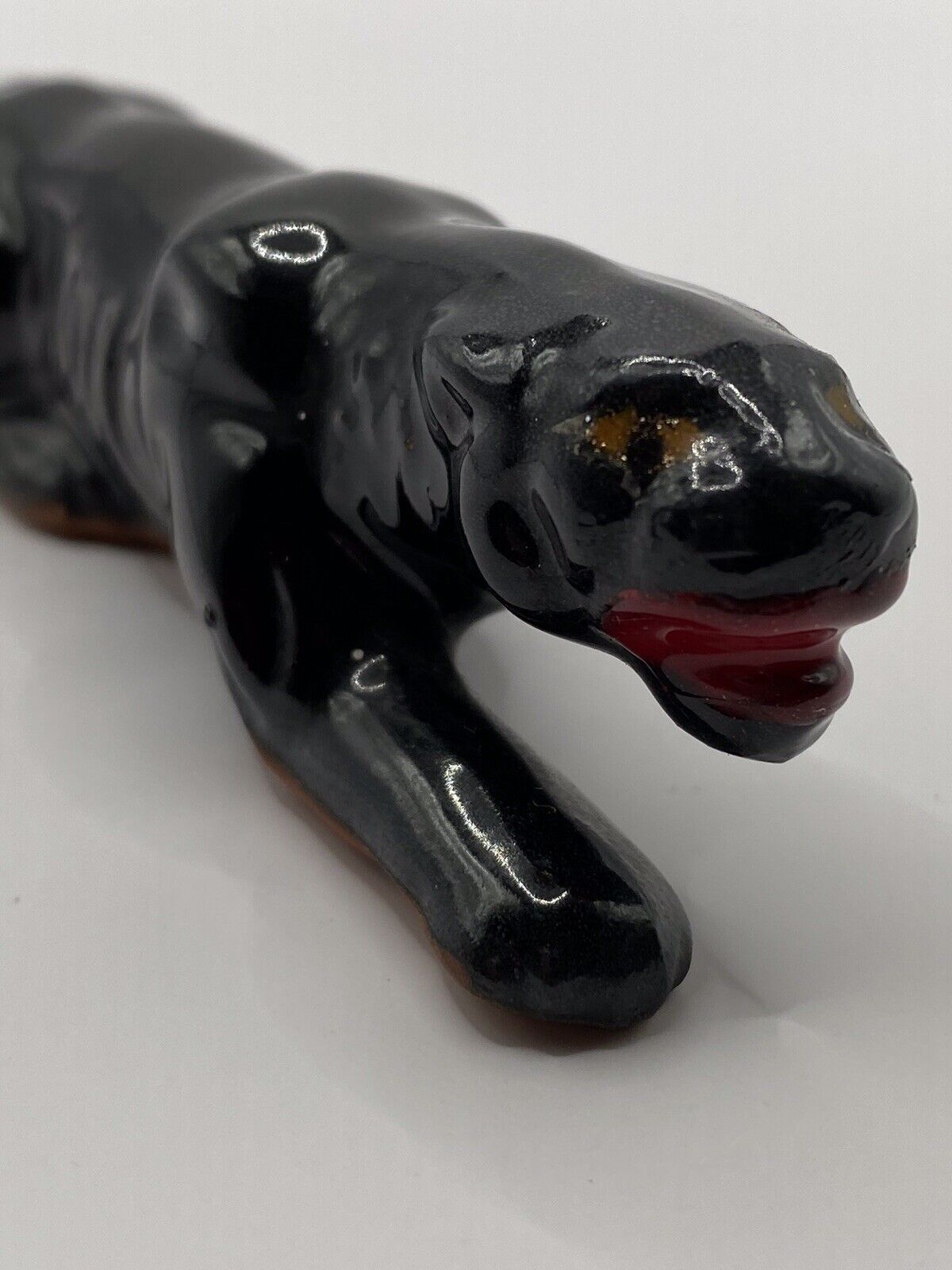 Vintage 1950\'s Black Panther Figurine ~ Made In Japan ~ Small