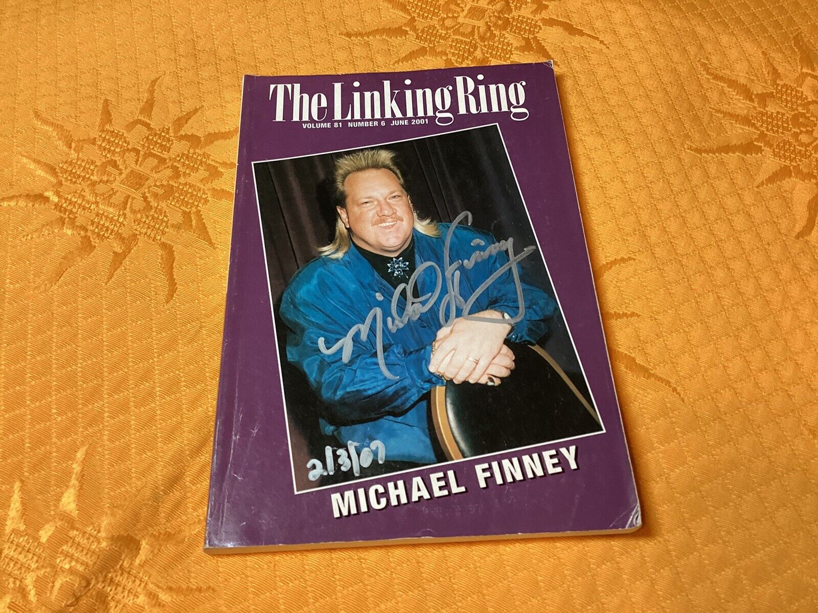 The Linking Ring June 2001 Michael Finney Autographed Issue