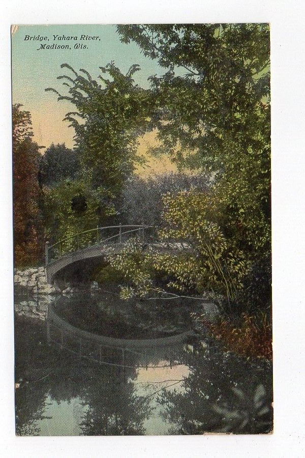 DB Postcard, Bridge, Yahara River, Madison, Wisconsin, 1911