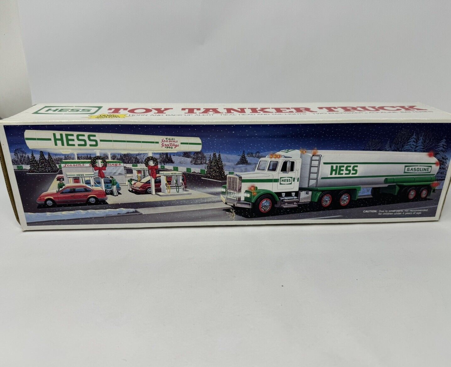 HESS Vintage 1990 Original Toy Tanker Semi Truck