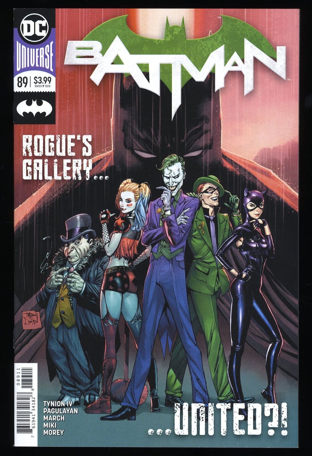 Batman #89 NM+ 9.6 Their Dark Designs, 1st Punchline Deathstroke  DC Comics