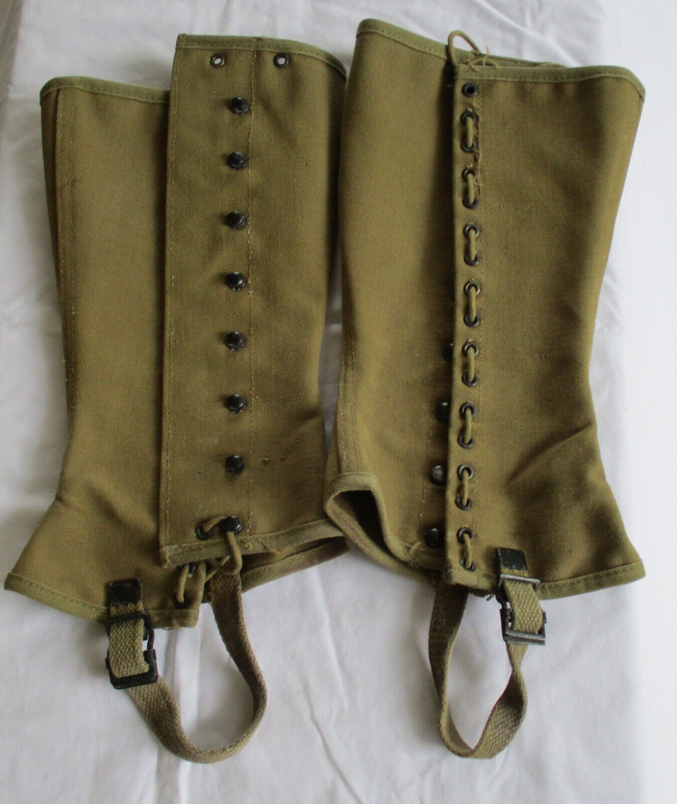 WWII US Army men's leggings / spats / gaiters 3R 1942