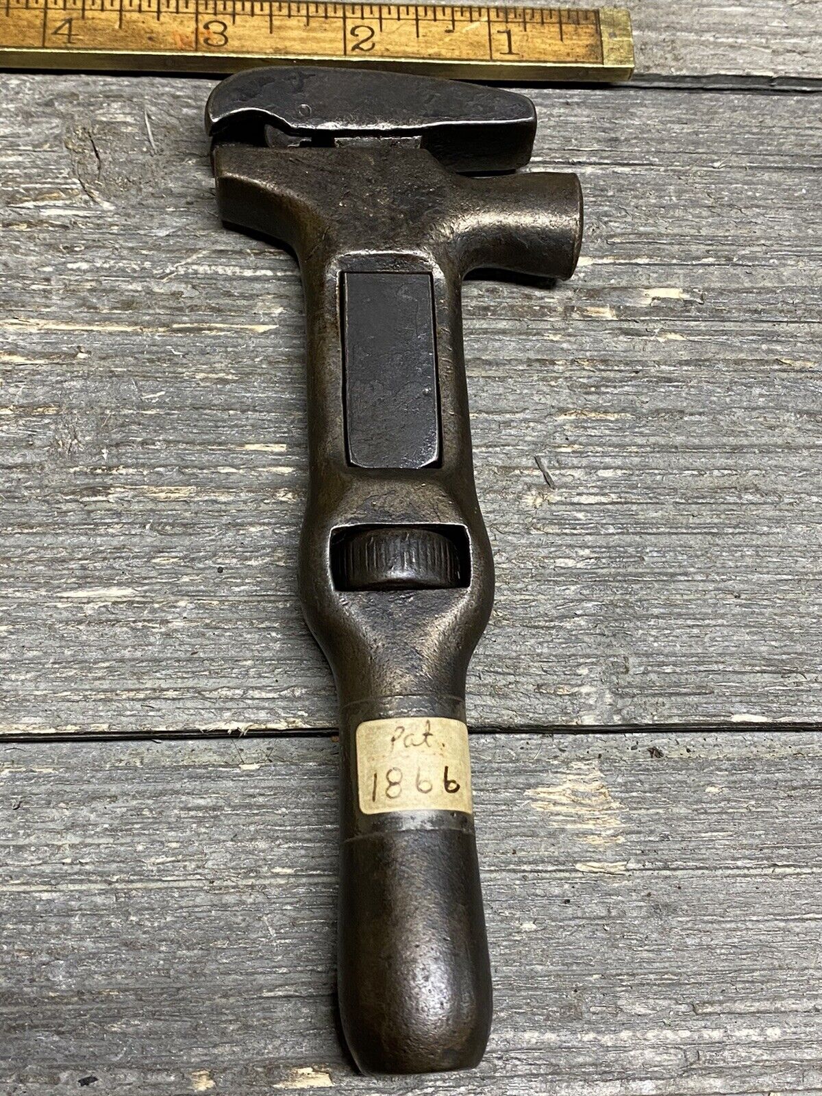 Rare Vintage Boardman Patented 1866 Multifunction Wrench and Hammer Screwdriver
