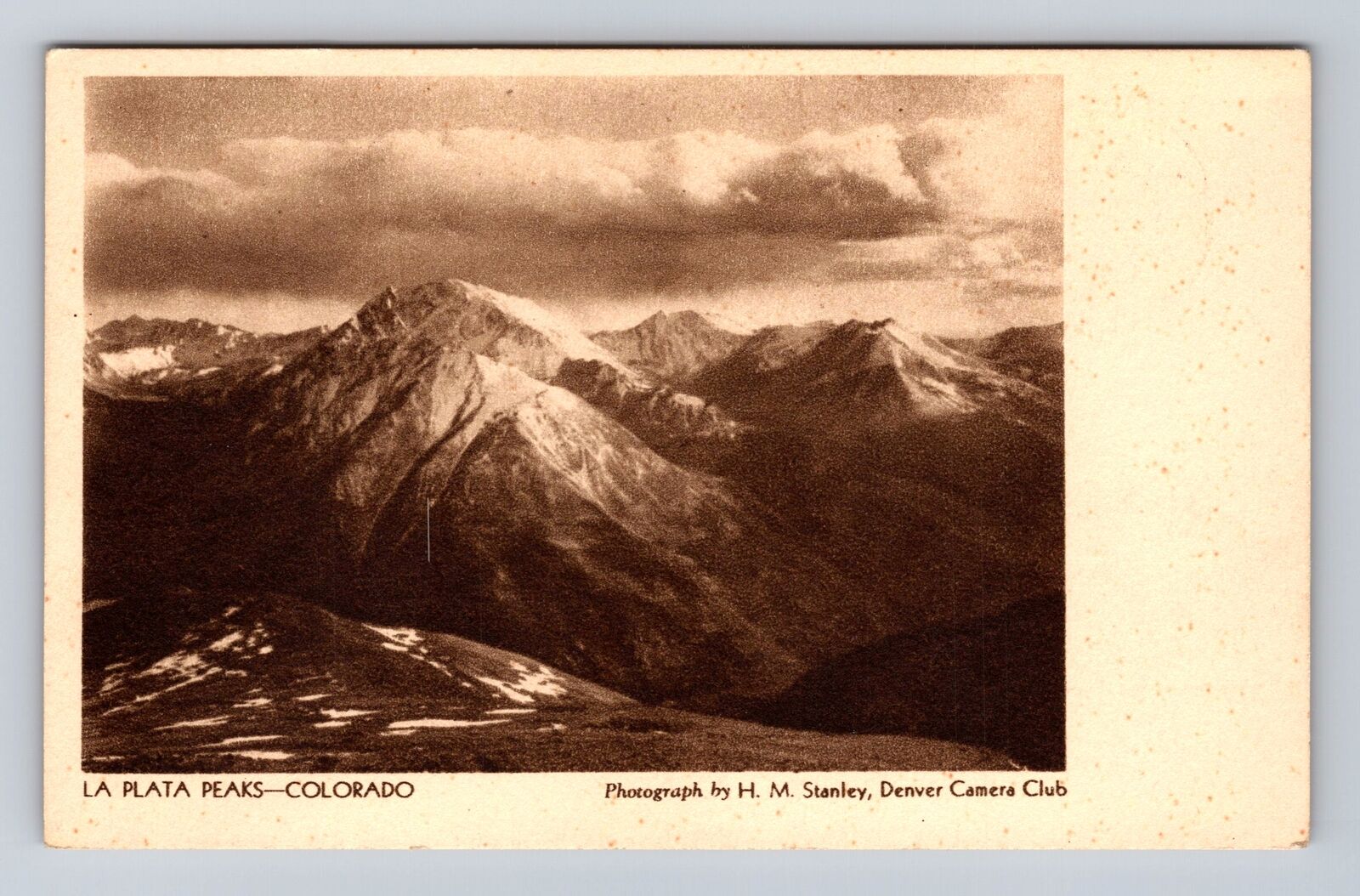 Leadville North CO-Colorado, La Plata Peaks, Rocky Mt Range, Vintage Postcard