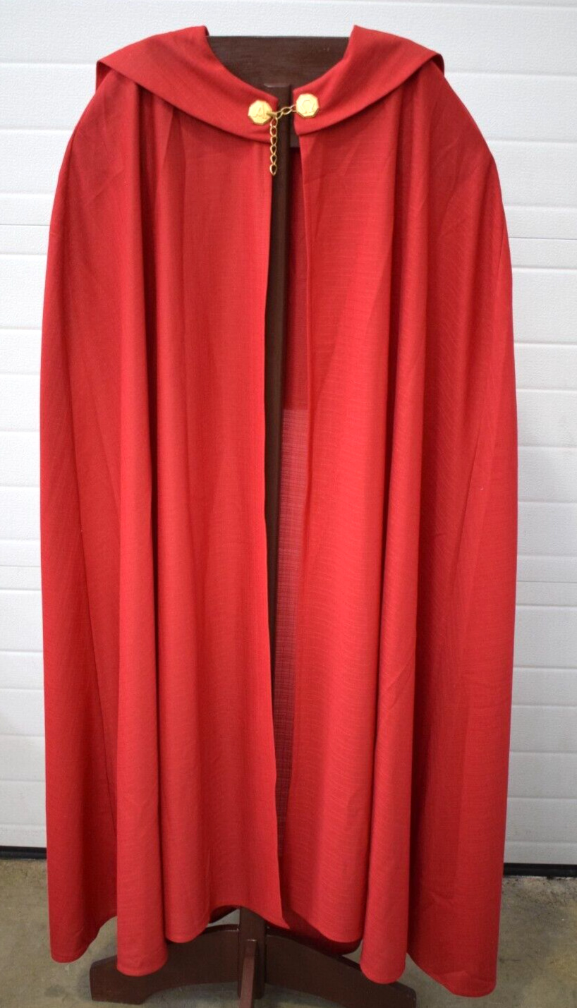 Lightly Used Solid Red Cope. Lightweight and Clean (CU1109) Vestment Co.