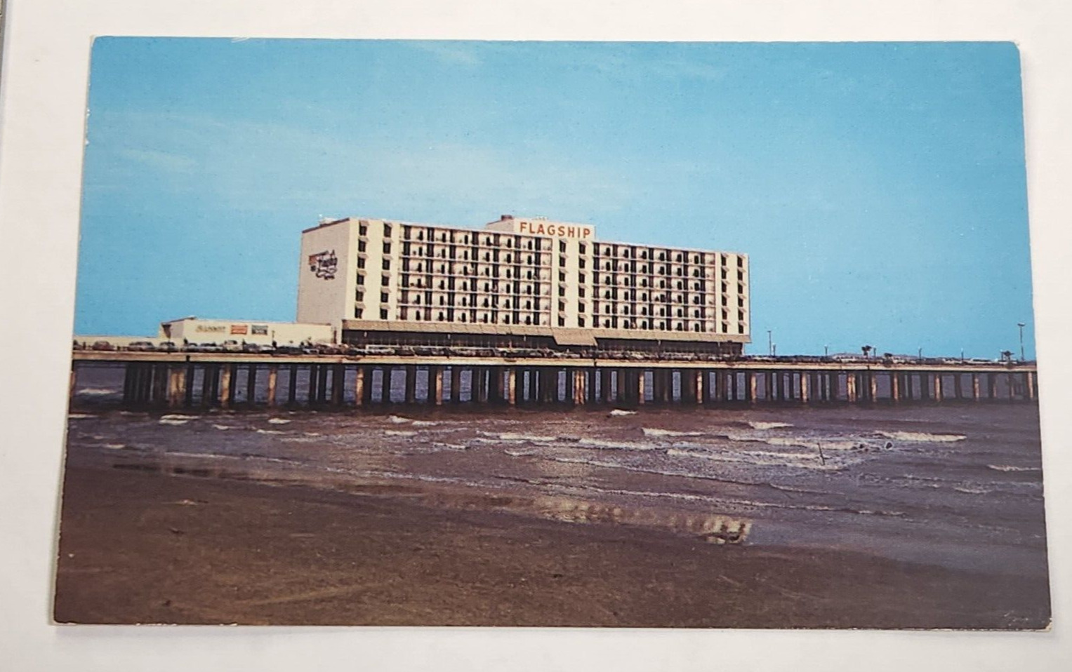 Postcard Flagship Hotel Galveston Texas USA Vintage Chrome Unposted
