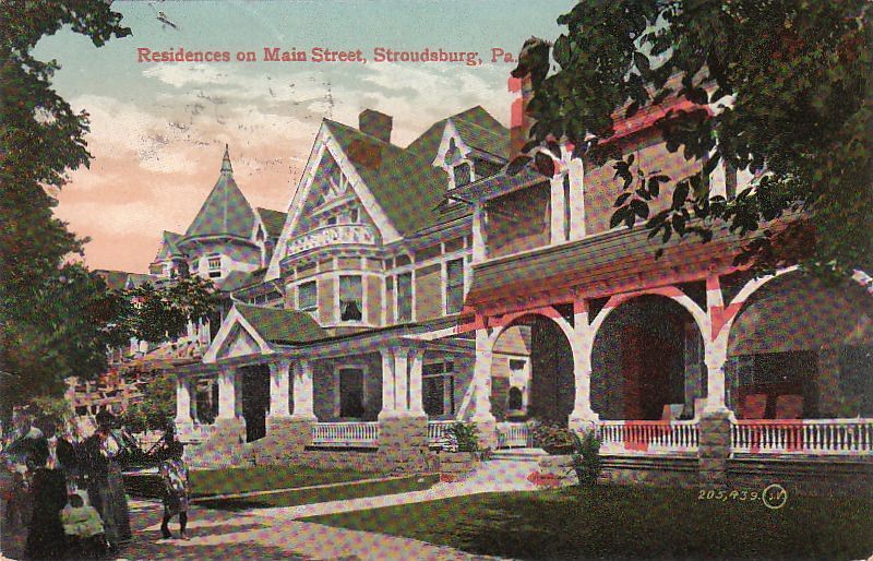 Postcard Residences Main Street Stroudsburg PA