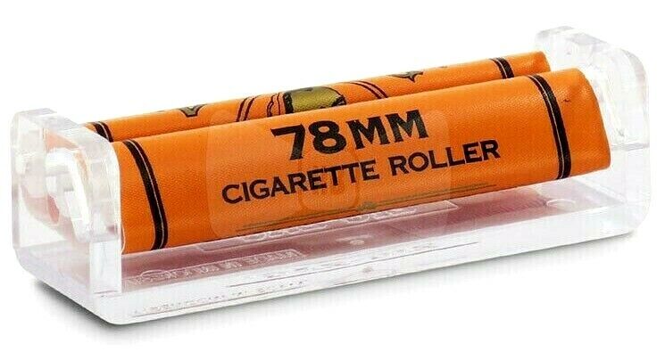 Zig Zag Roller Machine 78mm for 1 1/4 Rolling Papers Orange *FREE USA Shipping*